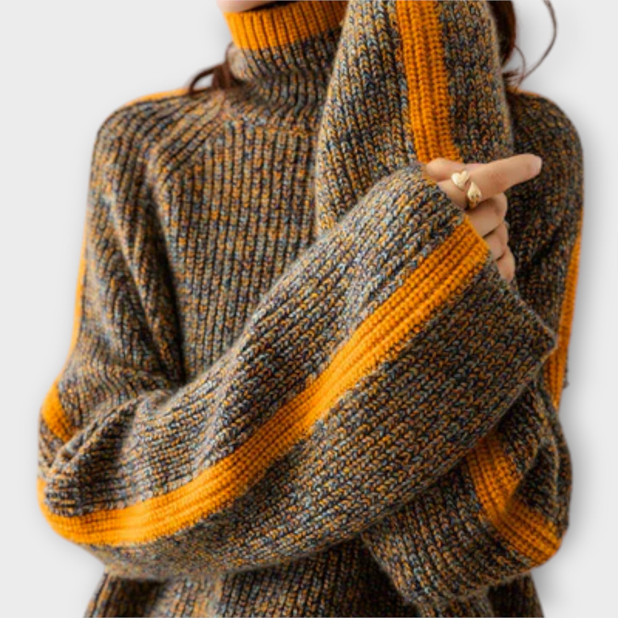 Breseis - Pull Col Roulé Vintage