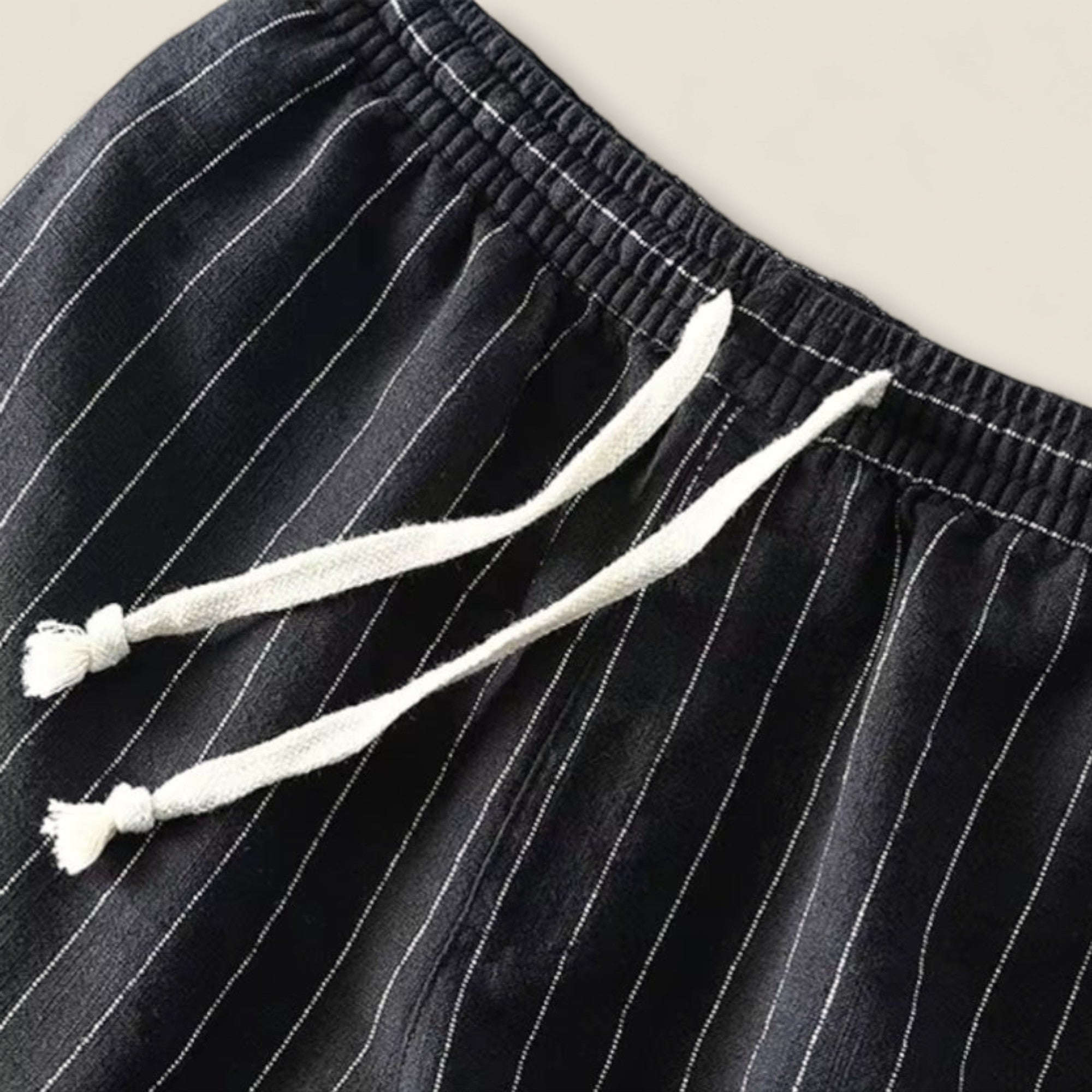 Dario - Shorts en Lin Rayés