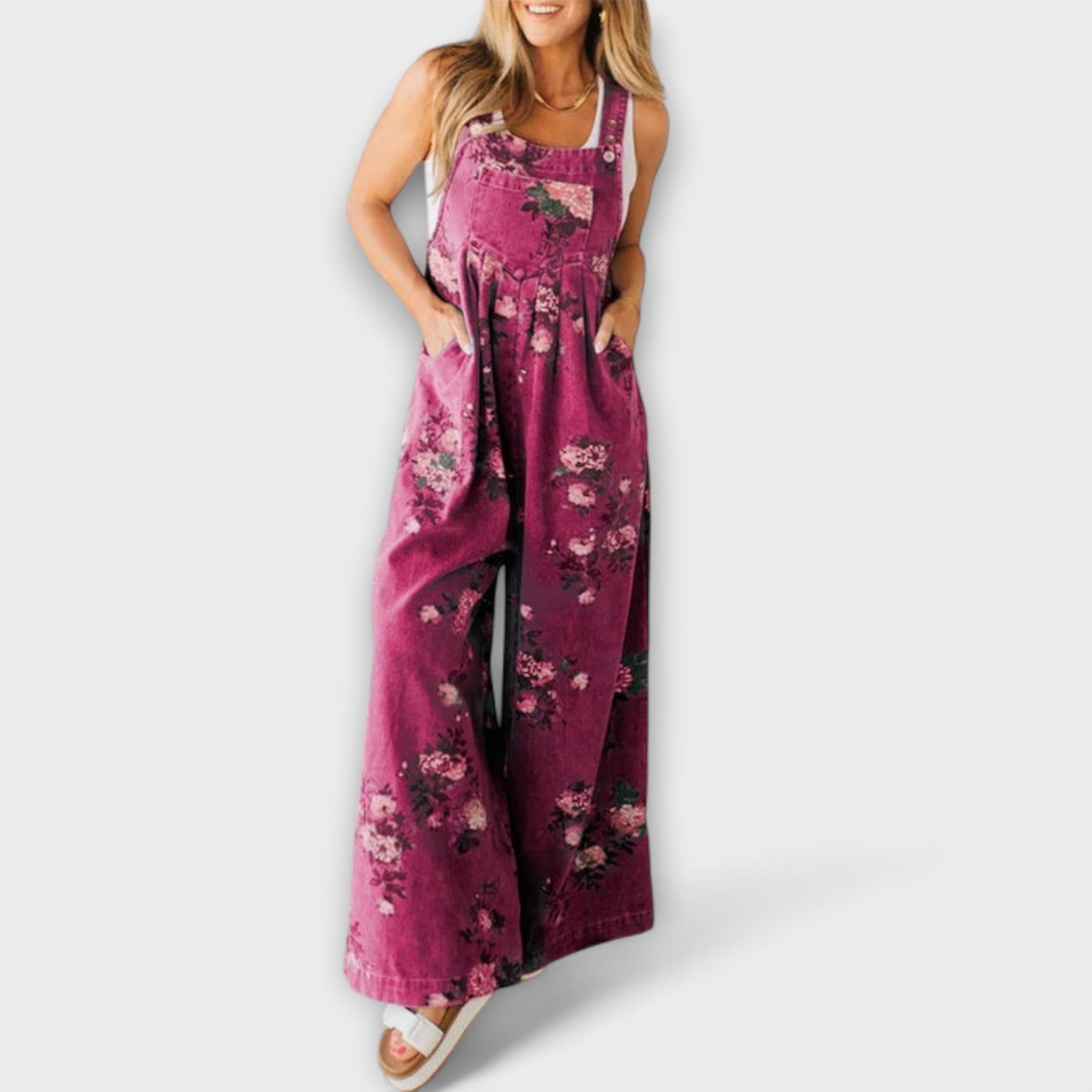 Mirona - Salopette en Denim Détendue