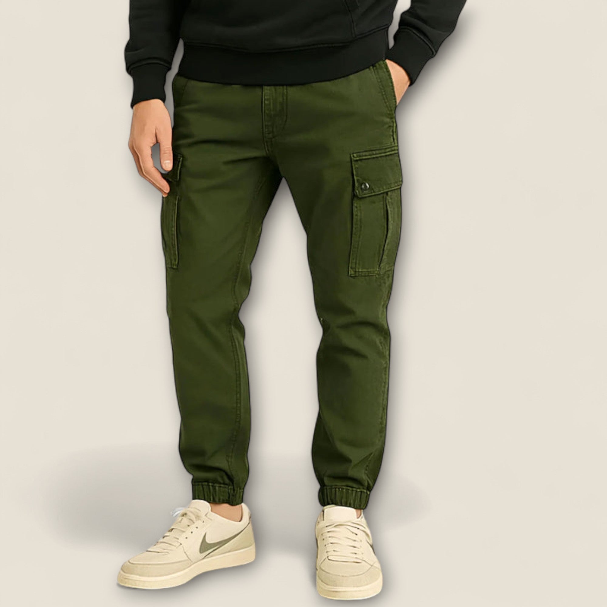 Matias - Pantalons Cargo en Coton Utilitaires