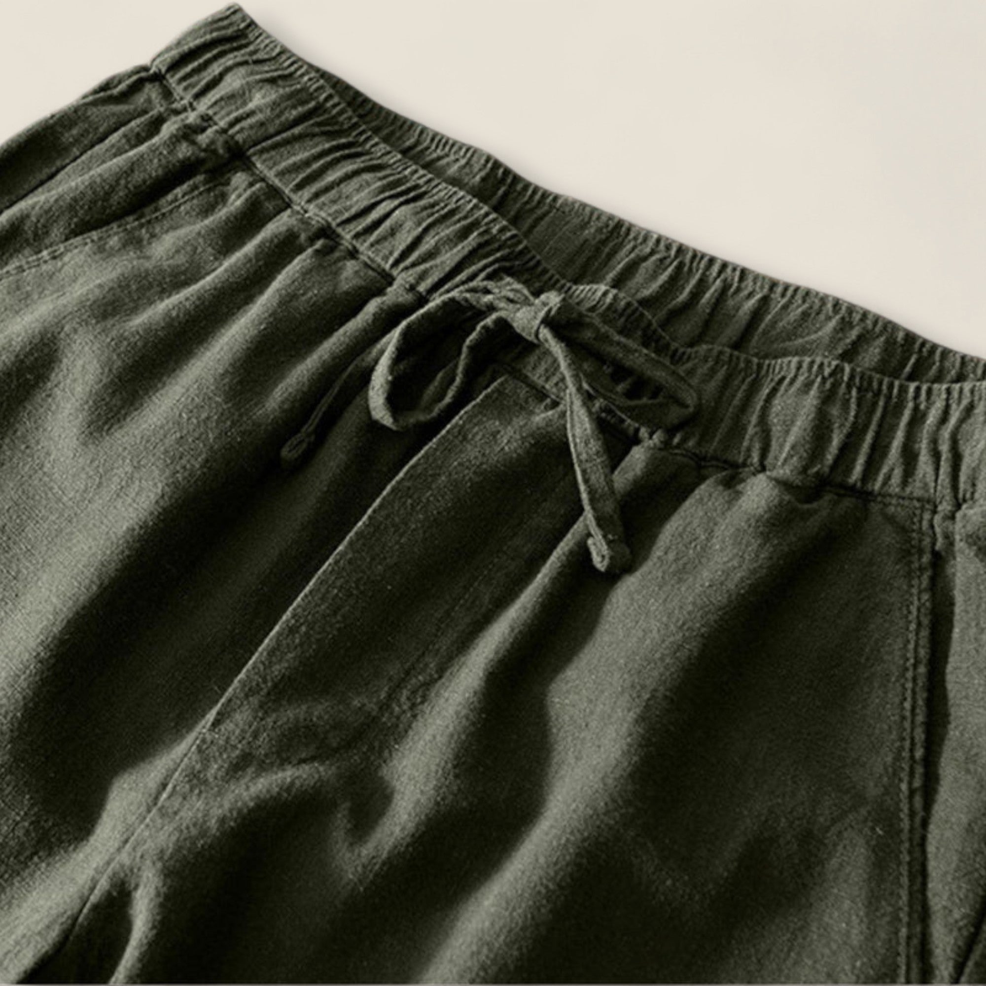 Tomaso - Pantalons en Lin Détendus