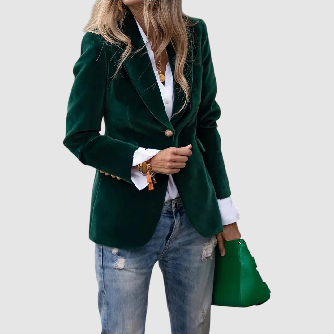 Olia® | Veste en velours élégante
