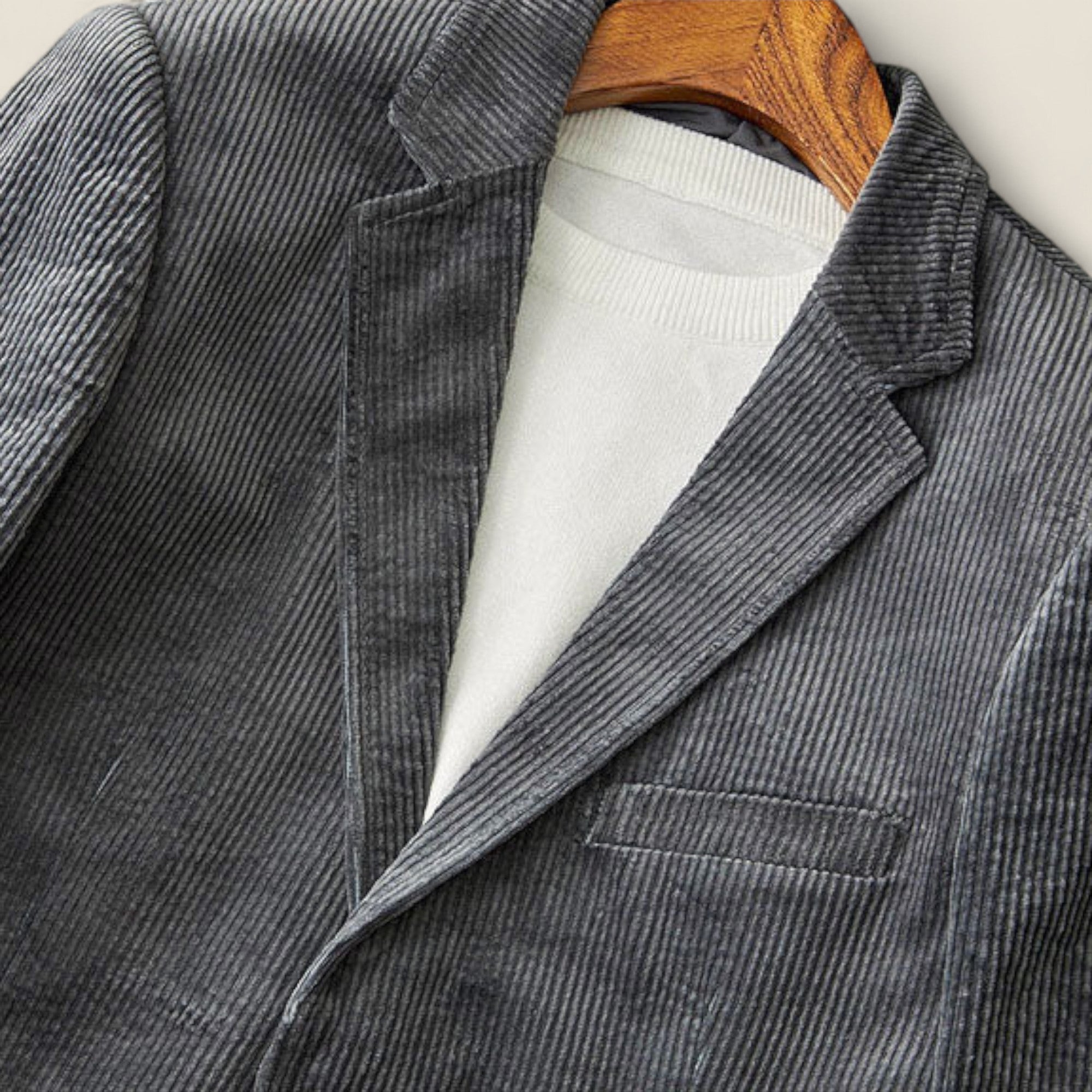 Jona - Veste Mason en Velours Côtelé Classique