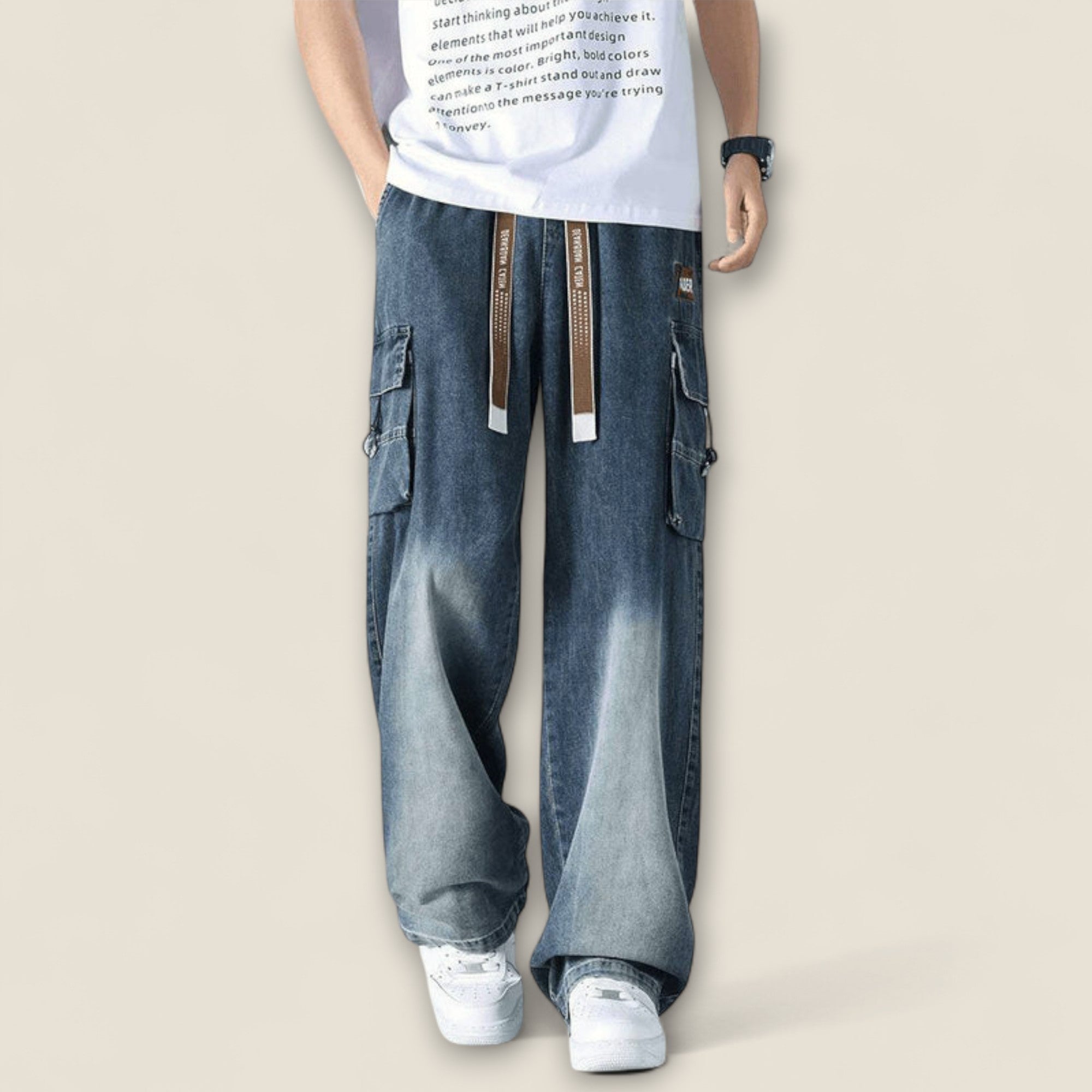 Giovanni - Pantalons Cargo Urbains Utilitaires