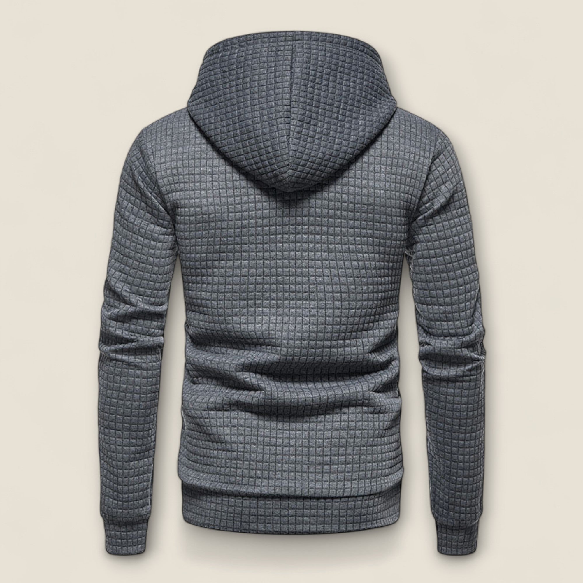 Renato - Sweat à capuche texturé avec design à enfiler