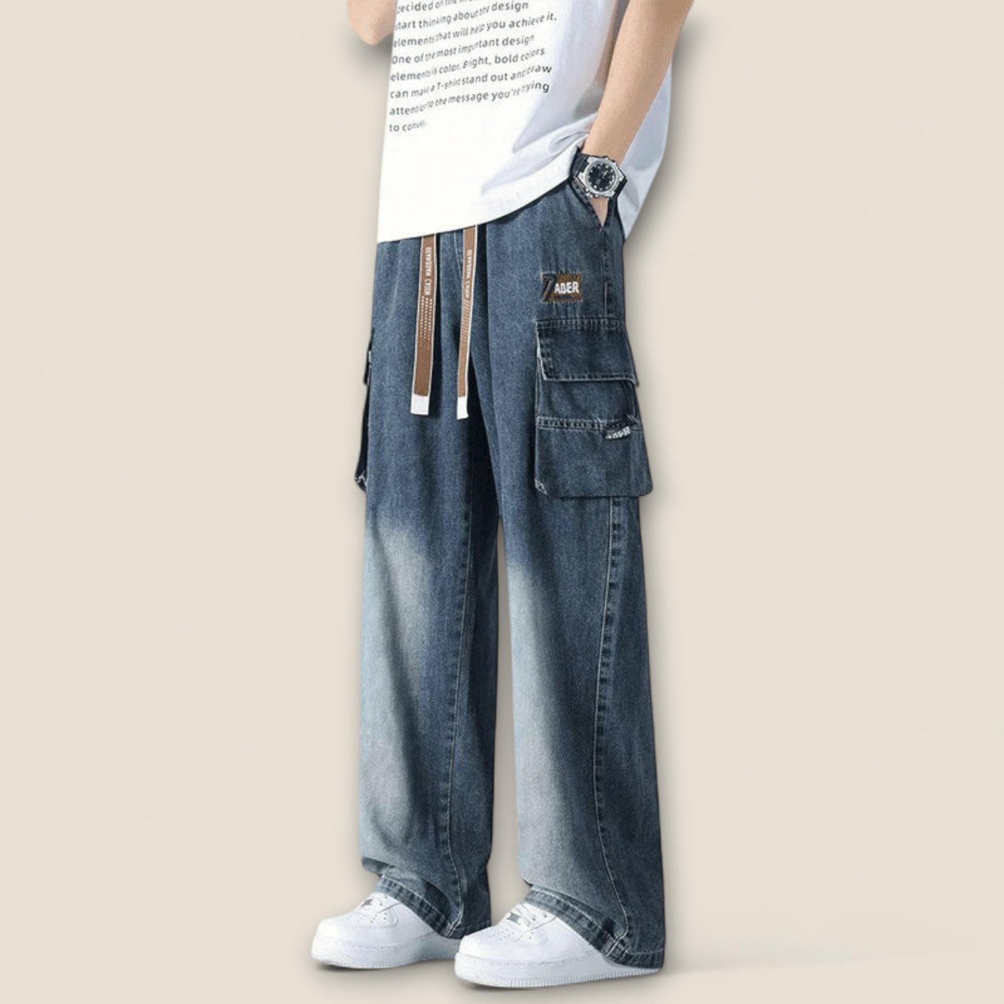 Giovanni - Pantalons Cargo Urbains Utilitaires