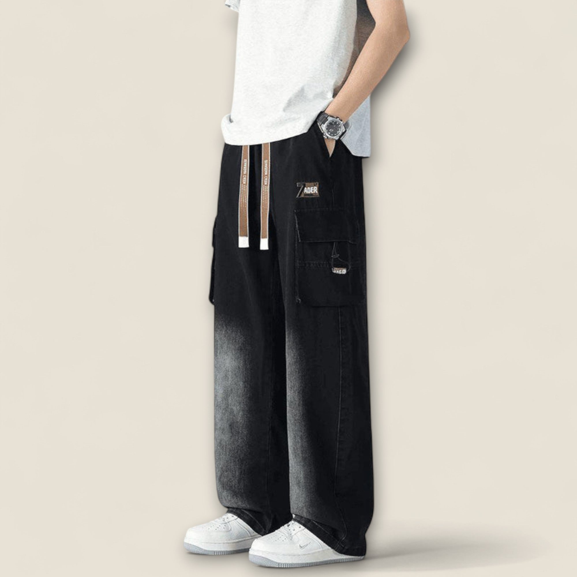 Giovanni - Pantalons Cargo Urbains Utilitaires