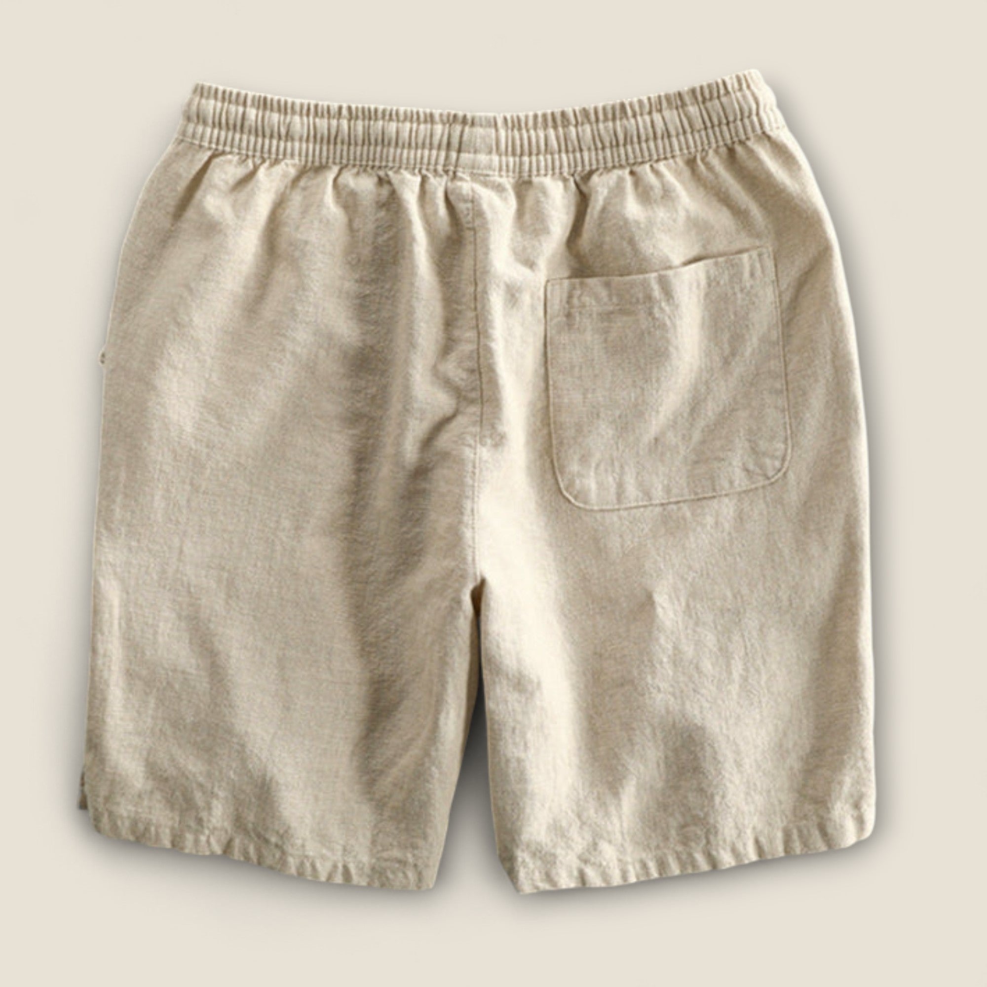 Paolo - Shorts en Lin avec Cordon de Serrage