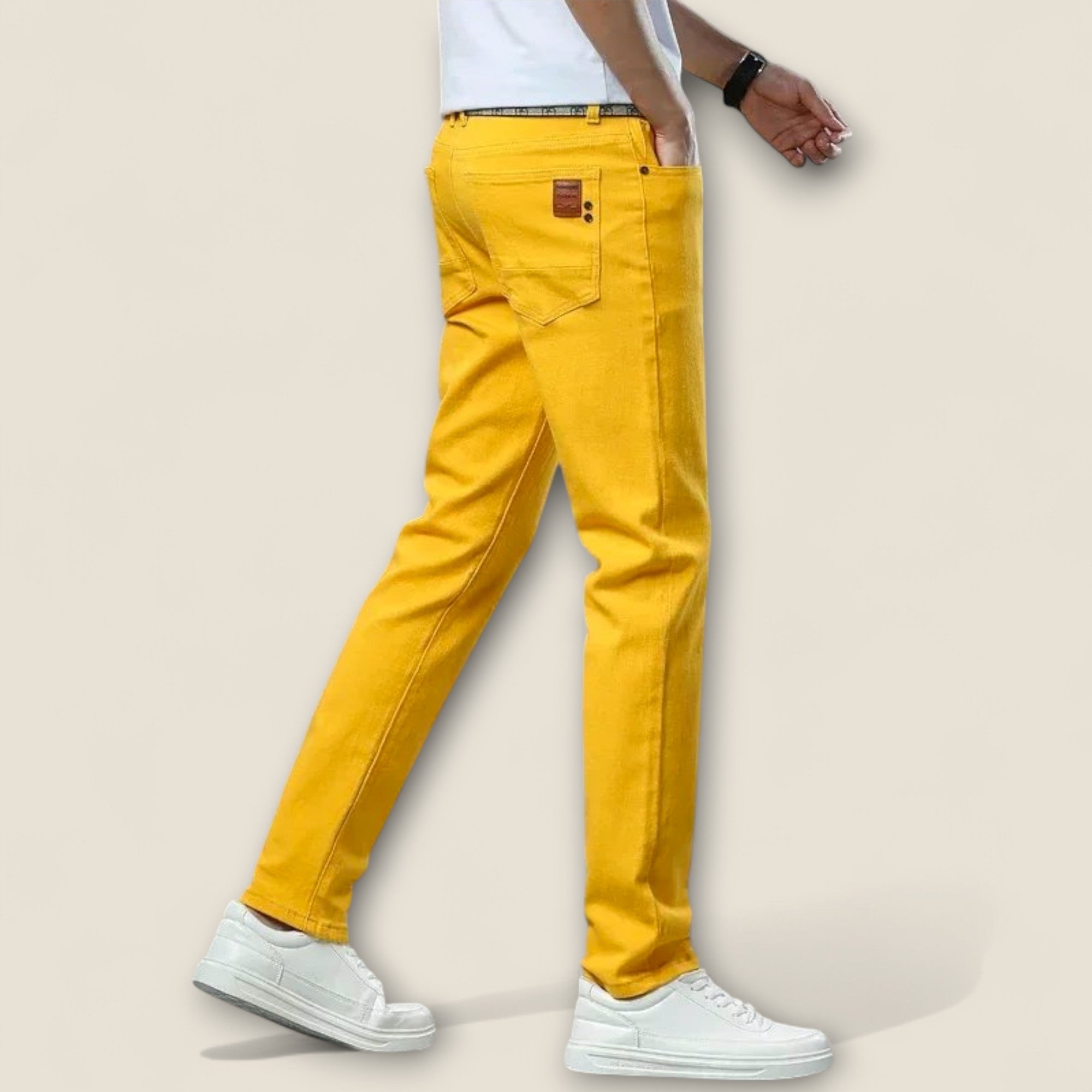 Baltasar - Pantalons en Coton Élastique