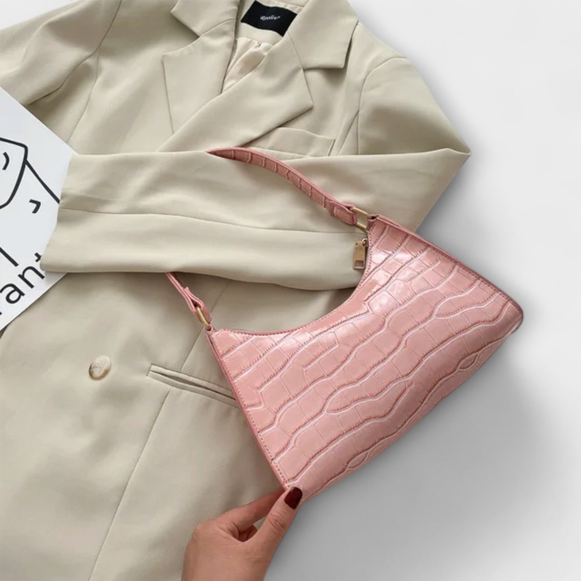 Lora. - Sac en Cuir Brillant