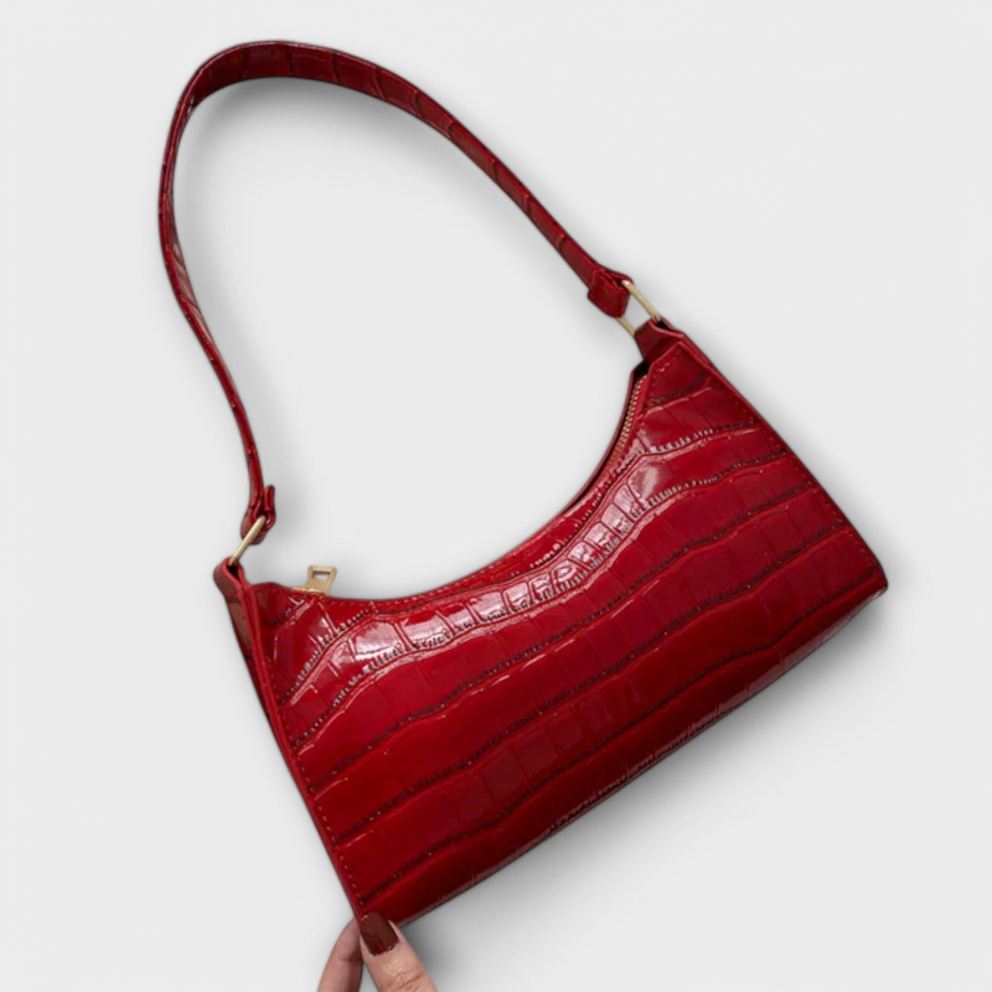 Lora. - Sac en Cuir Brillant