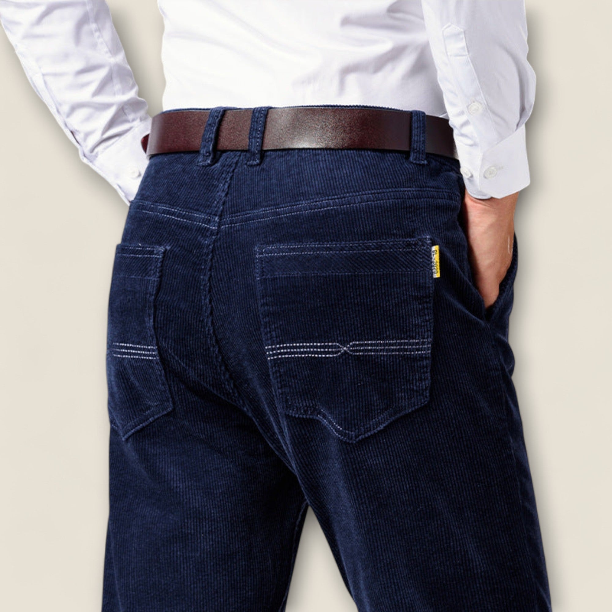 Sergio - Pantalon en velours côtelé intemporel