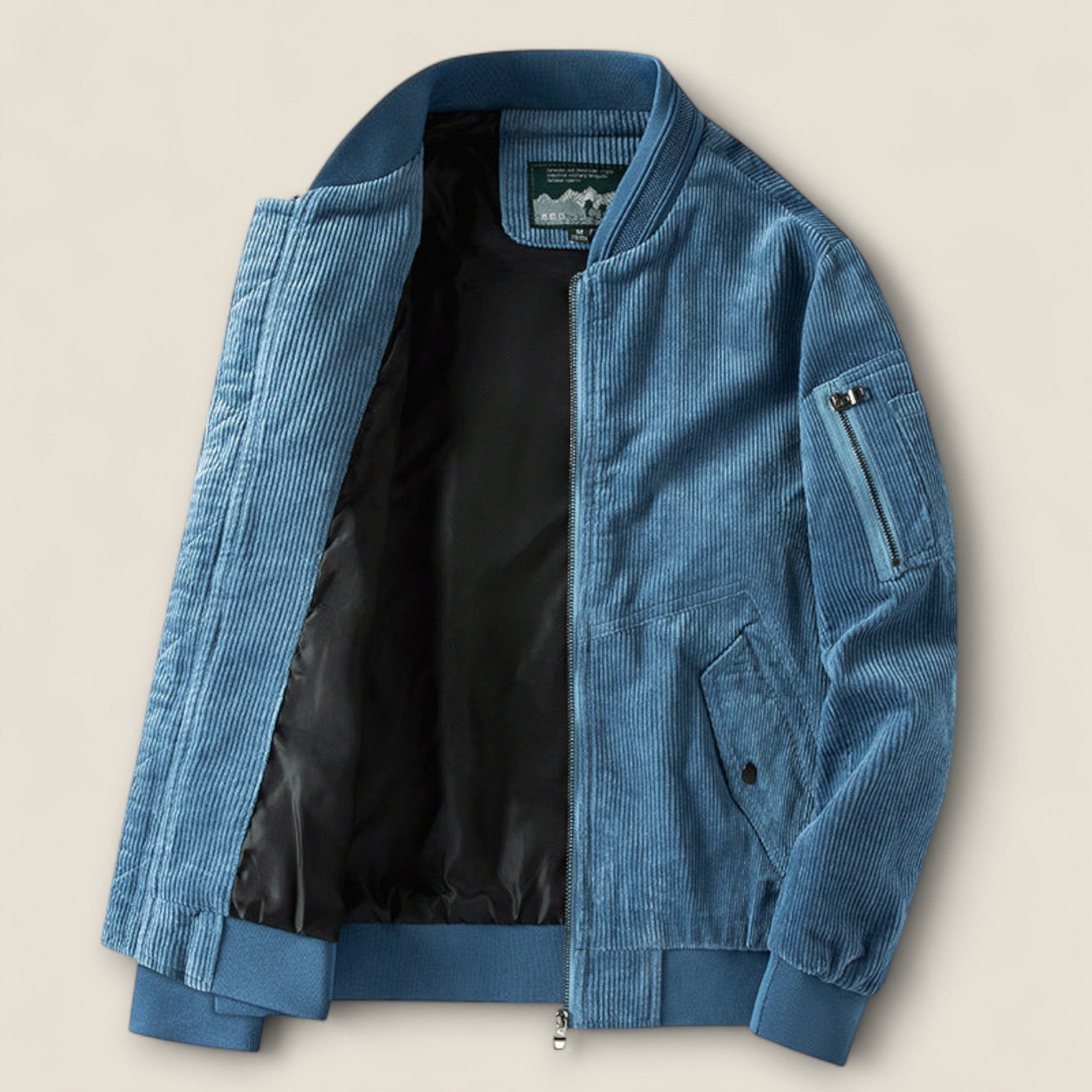 Renzo - Veste Bomber en Velours Côtelé