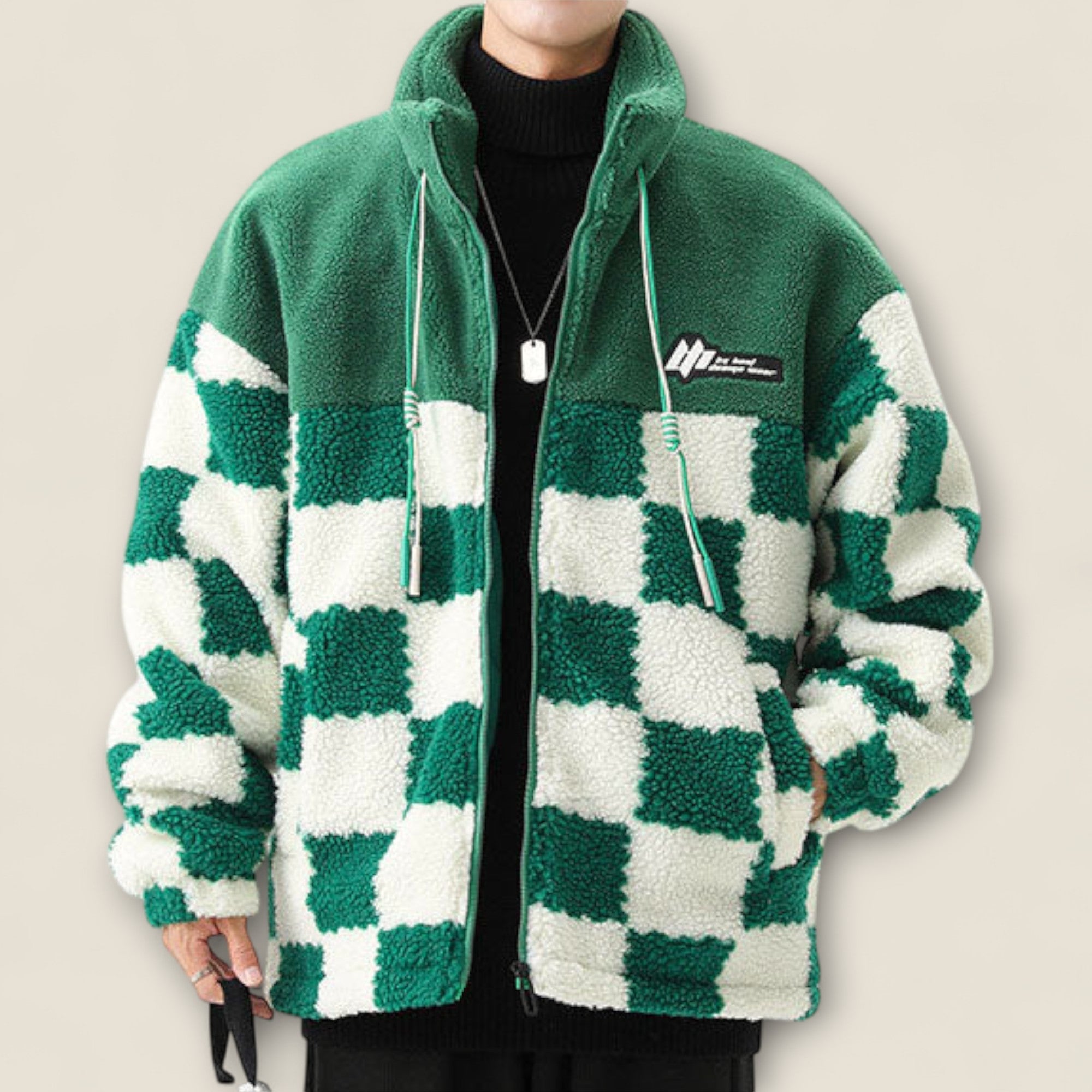 Fabrizio - Veste en Fleece à Carreaux