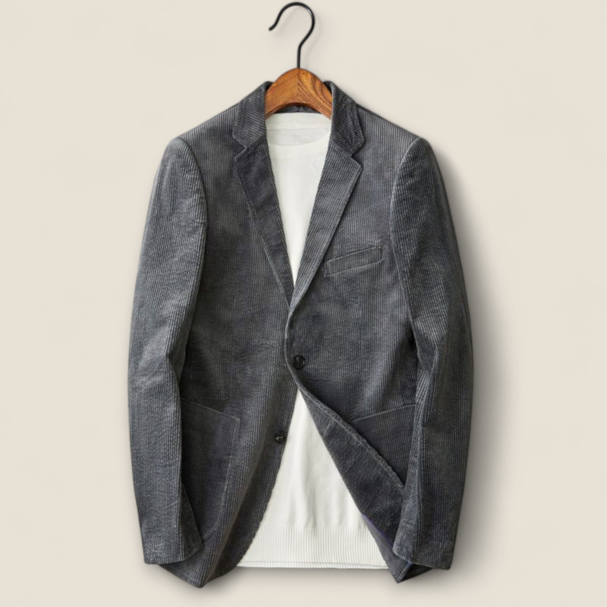 Jona - Veste Mason en Velours Côtelé Classique