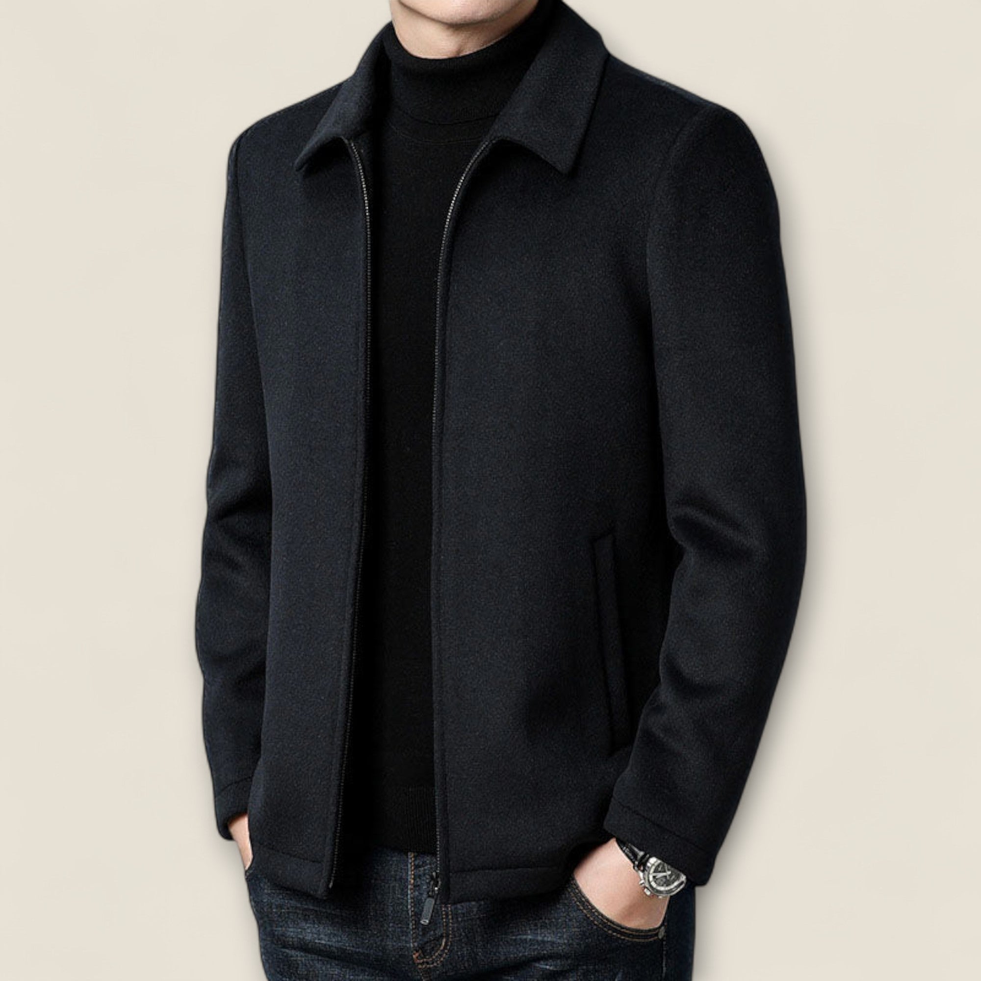 Dante - Veste zippée en laine