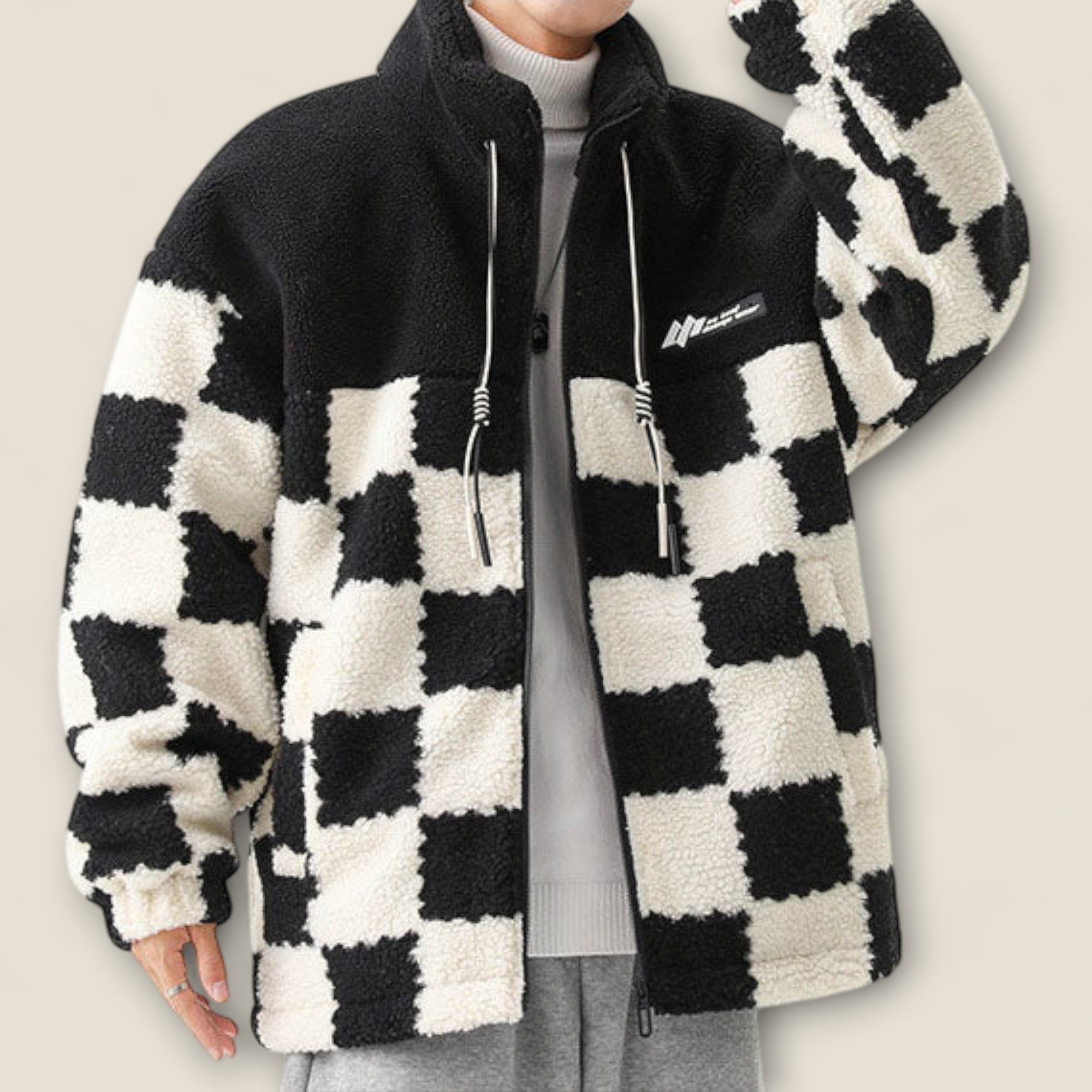 Fabrizio - Veste en Fleece à Carreaux