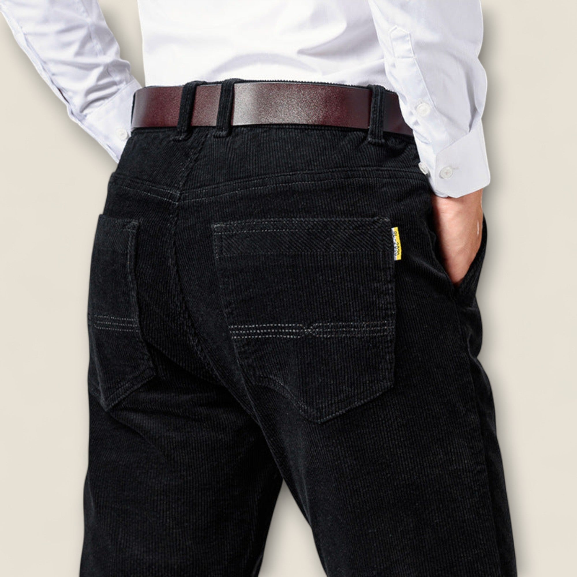 Sergio - Pantalon en velours côtelé intemporel