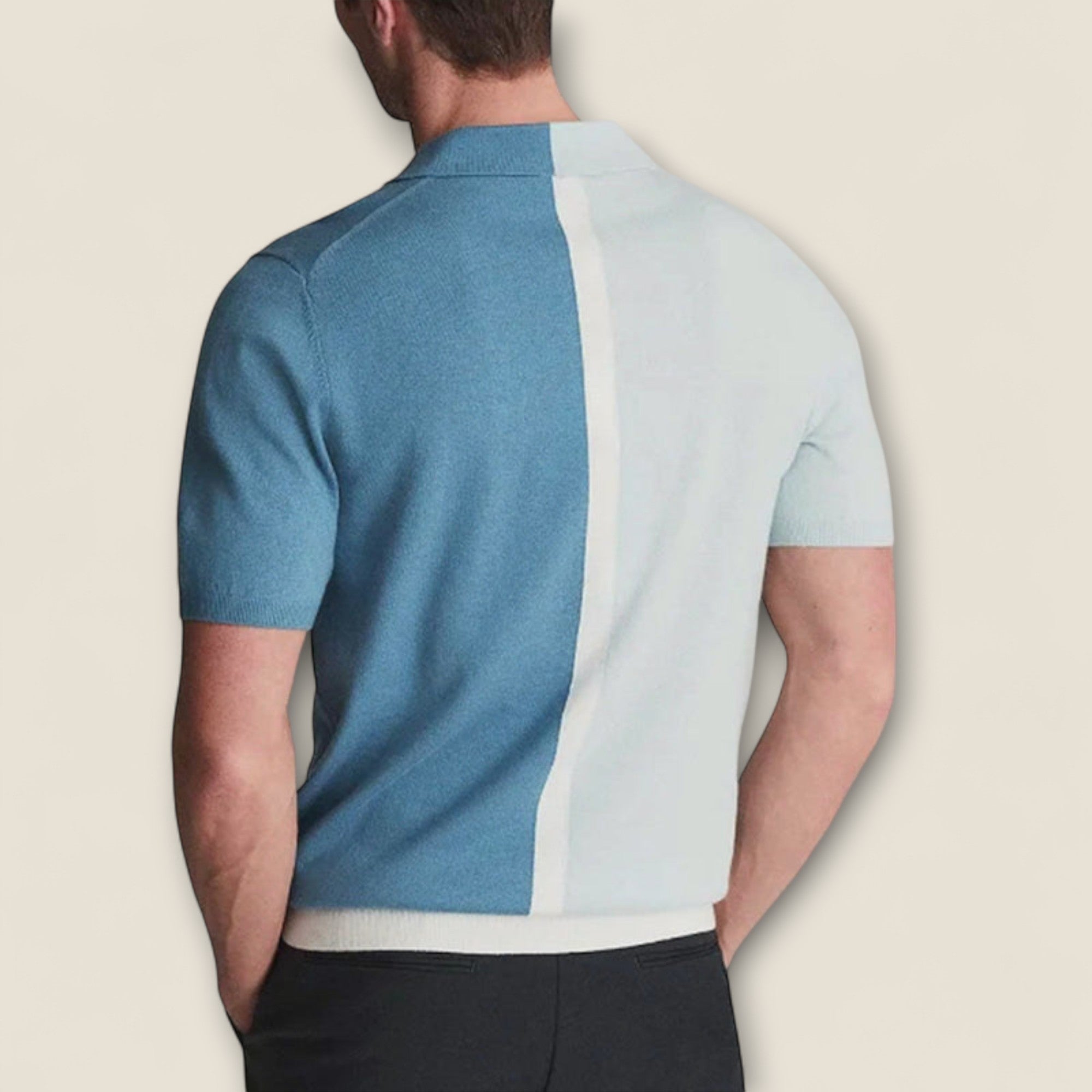 Massimo - Polo en Coton Bicolore