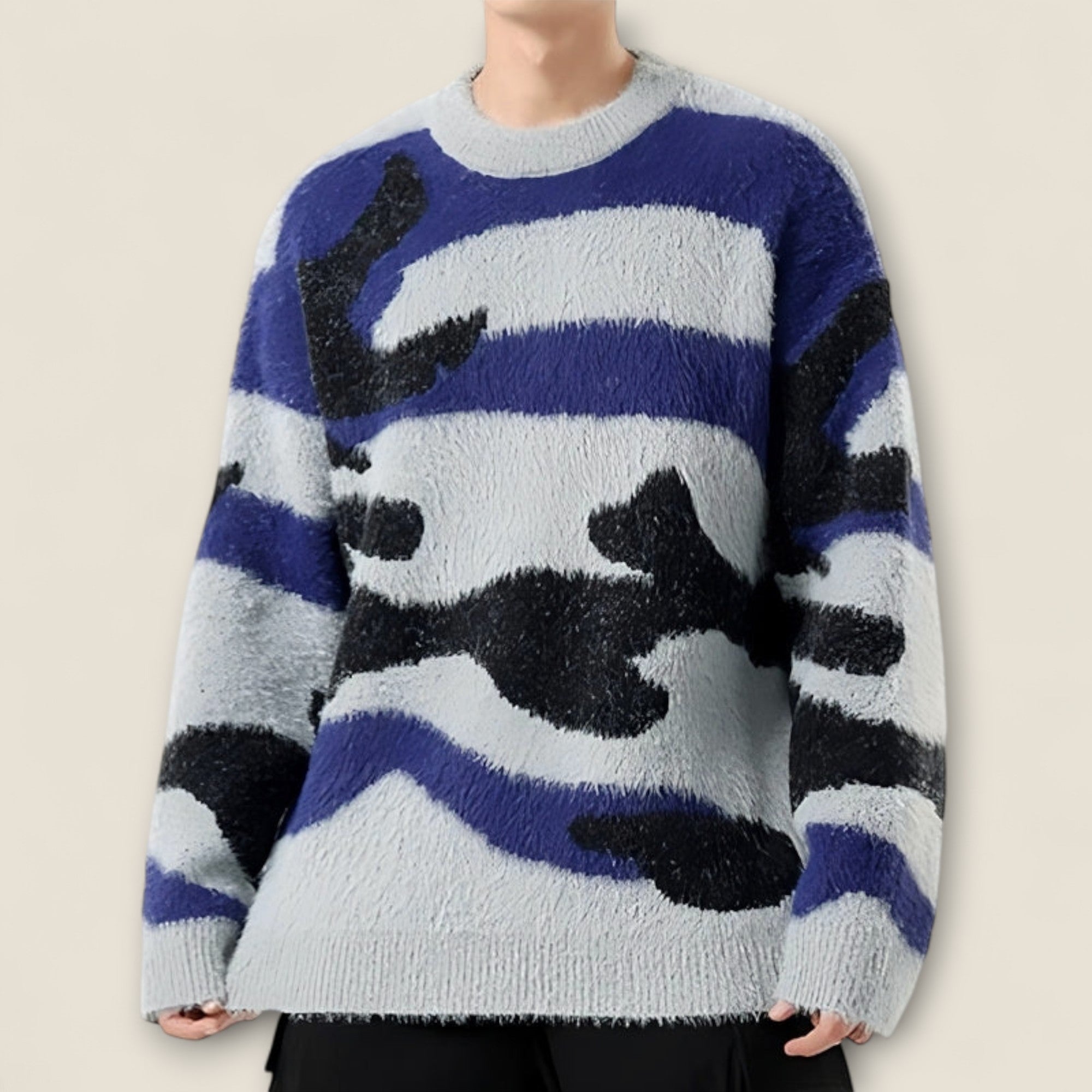 Valerio - Pull en Tricot Doux Brosse