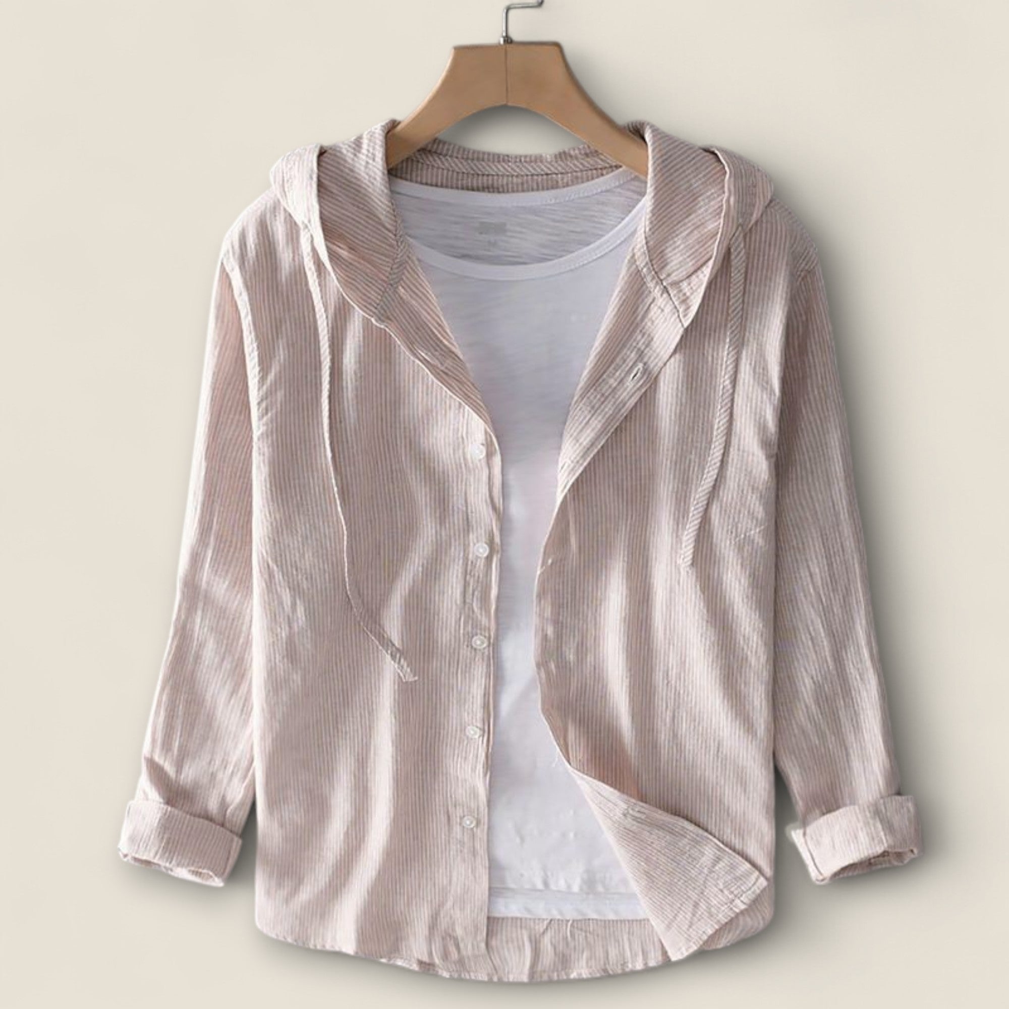 Nicolas - Chemise à Capuche en Lin