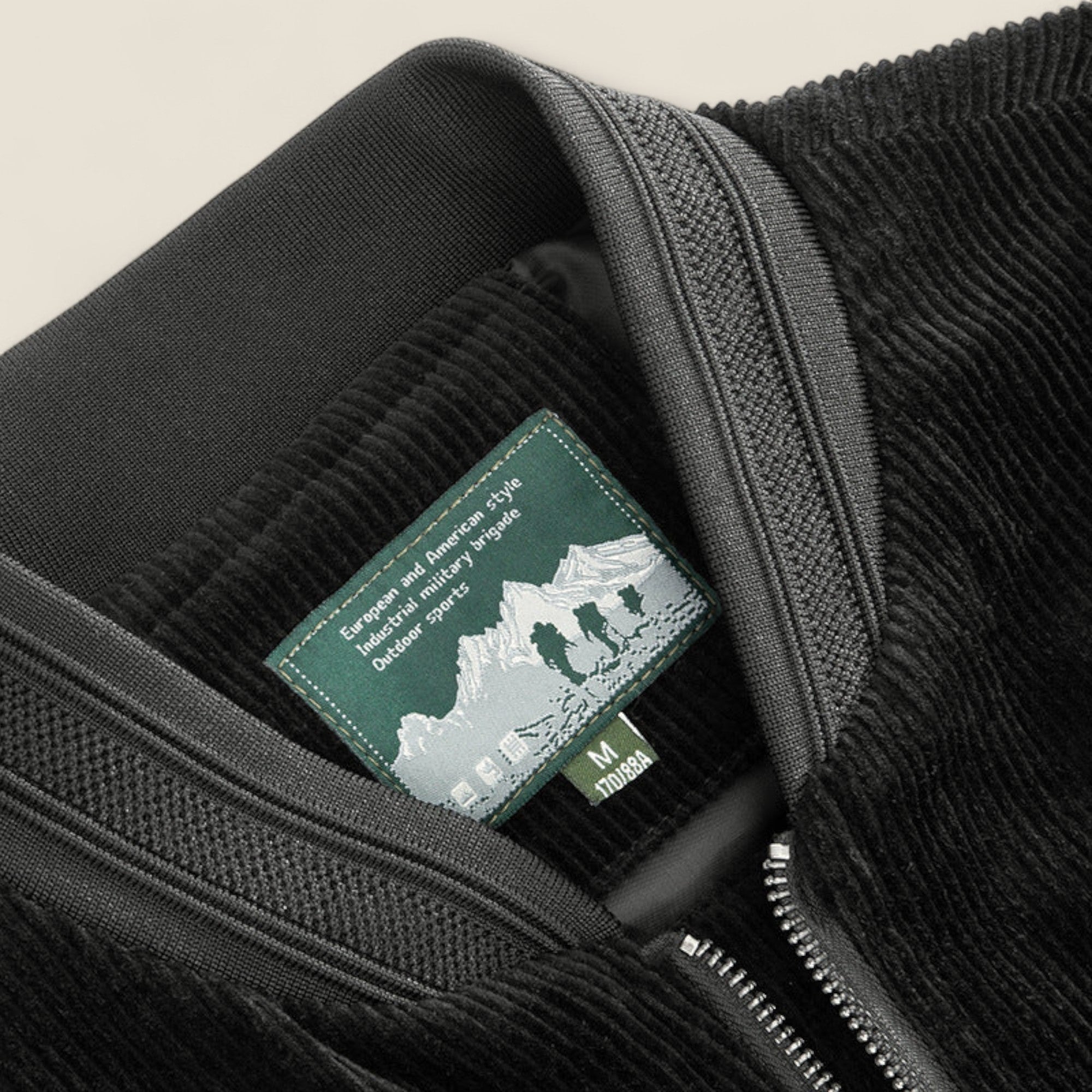 Renzo - Veste Bomber en Velours Côtelé