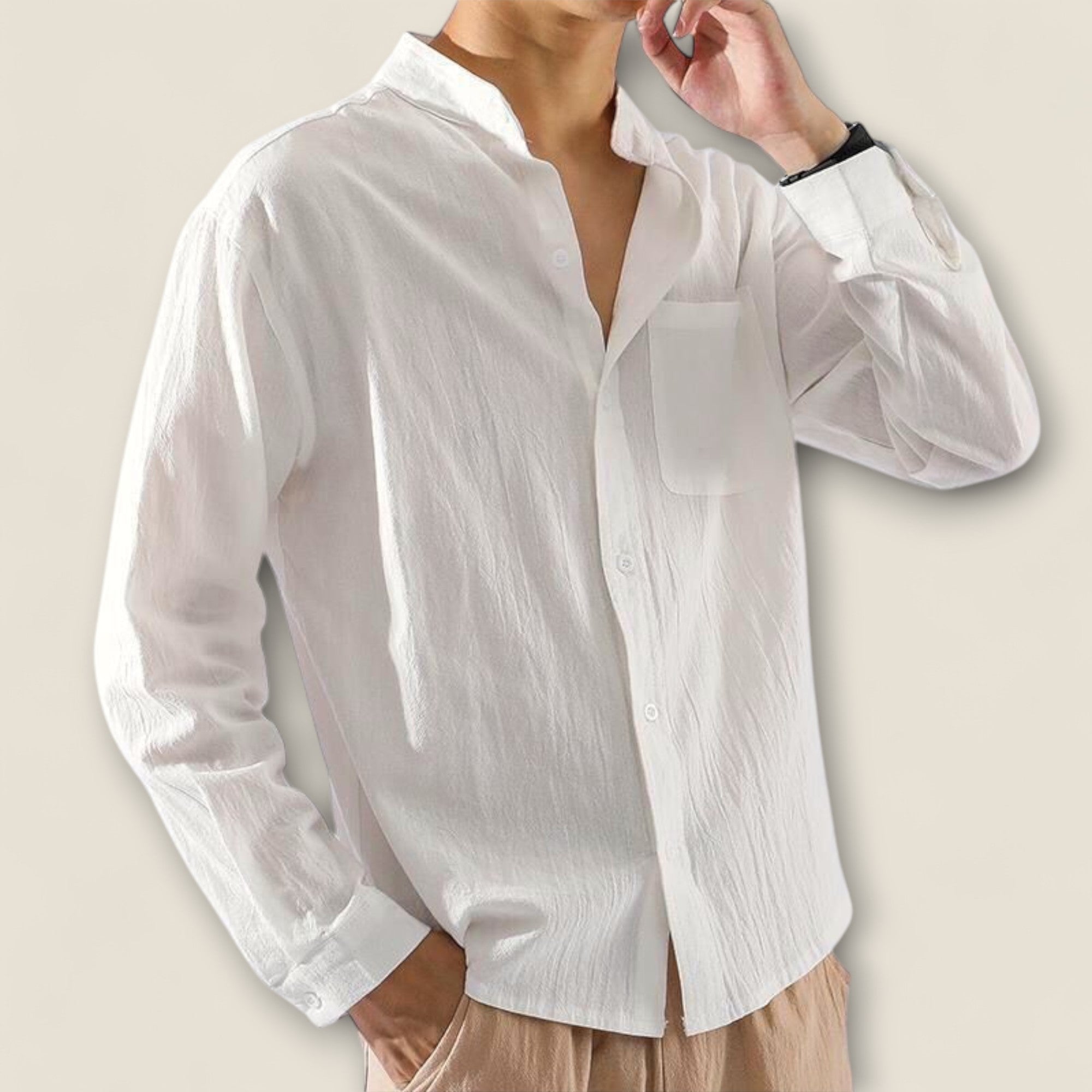 Benicio - Chemise Tissée Douce