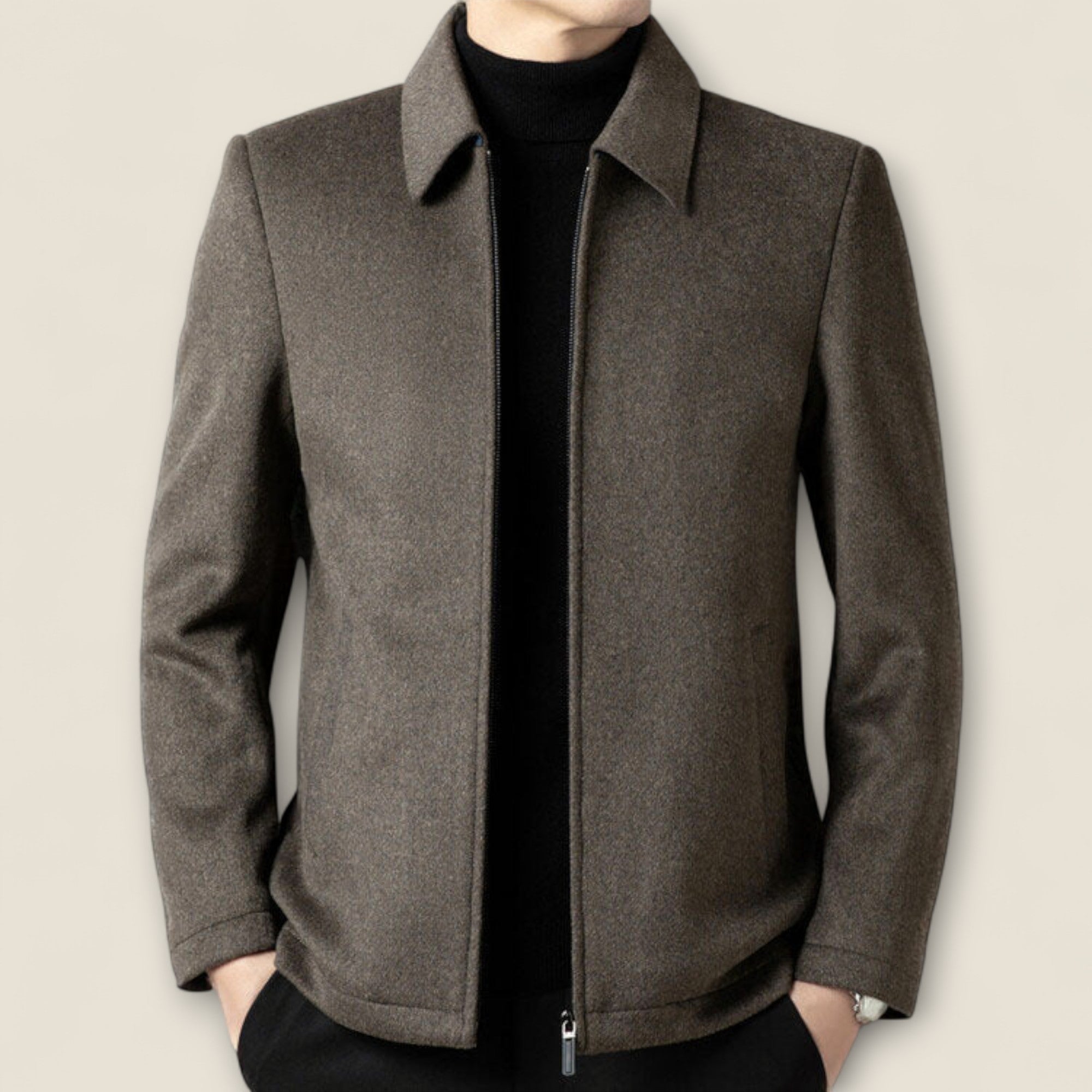 Dante - Veste zippée en laine