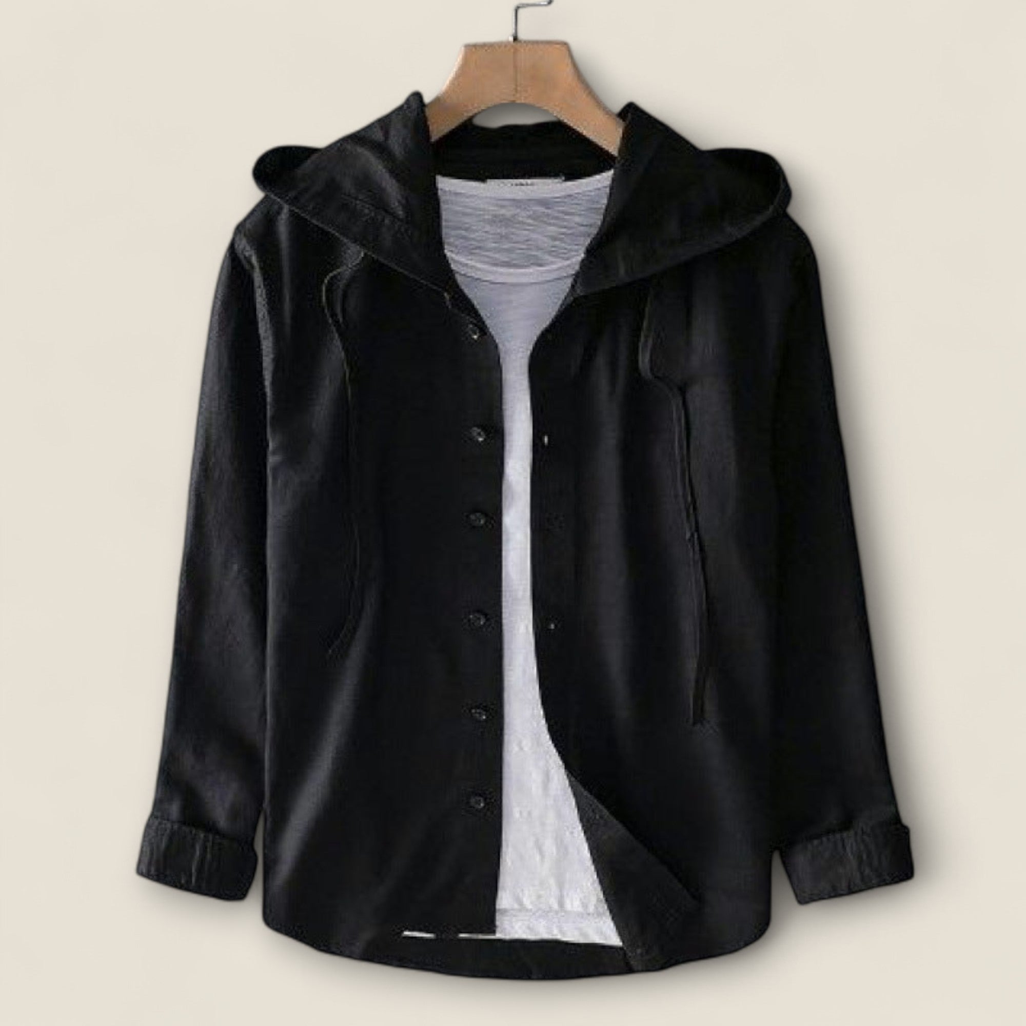 Nicolas - Chemise à Capuche en Lin