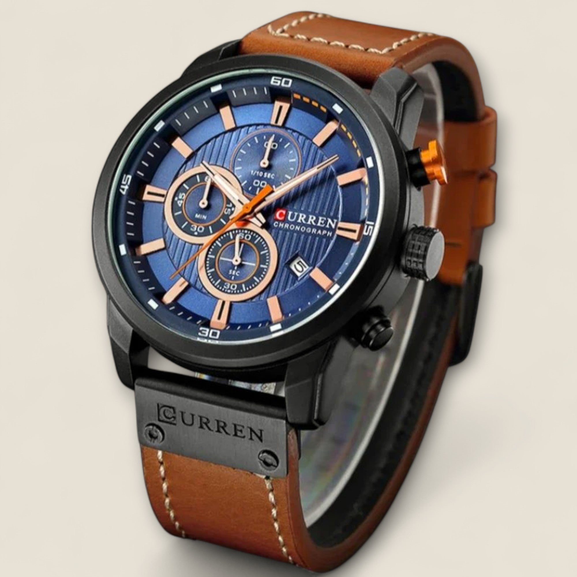 Renzo - Montre Chronographe en Cuir