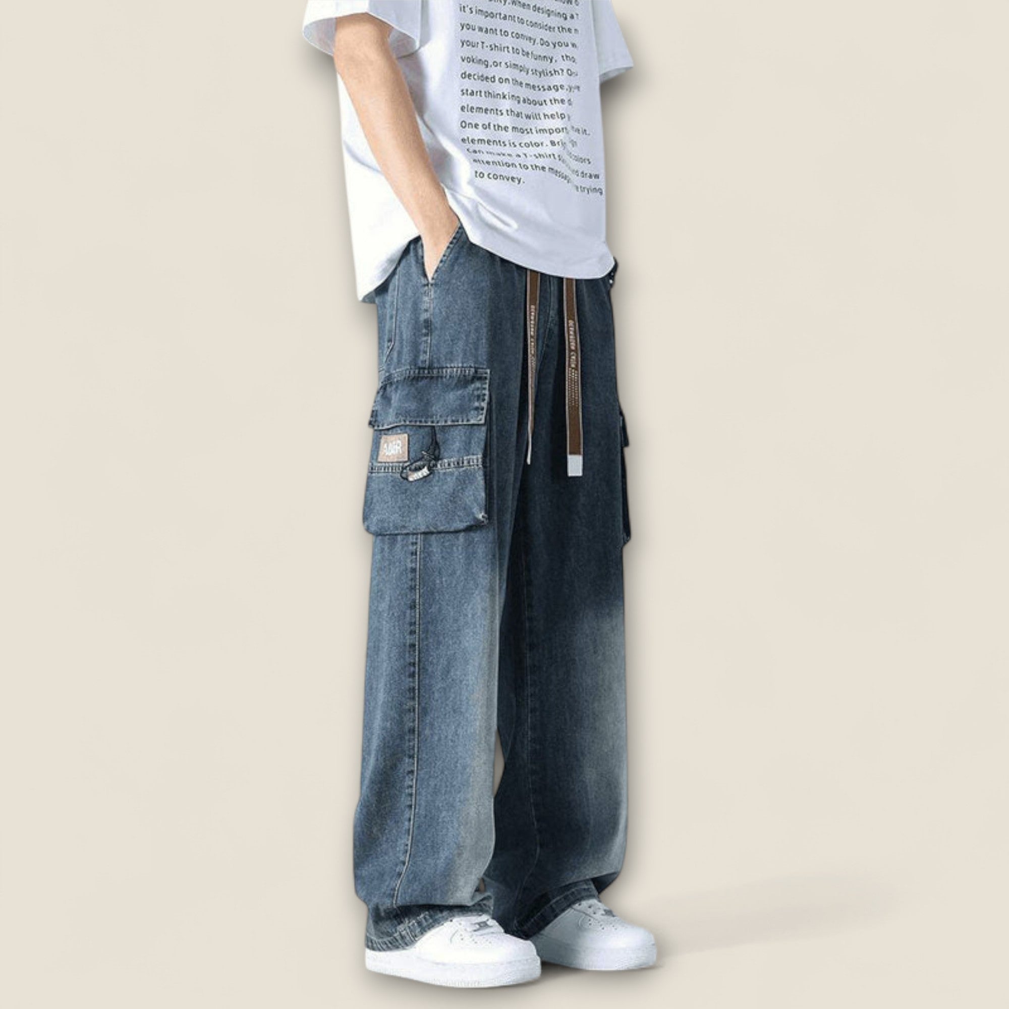 Giovanni - Pantalons Cargo Urbains Utilitaires