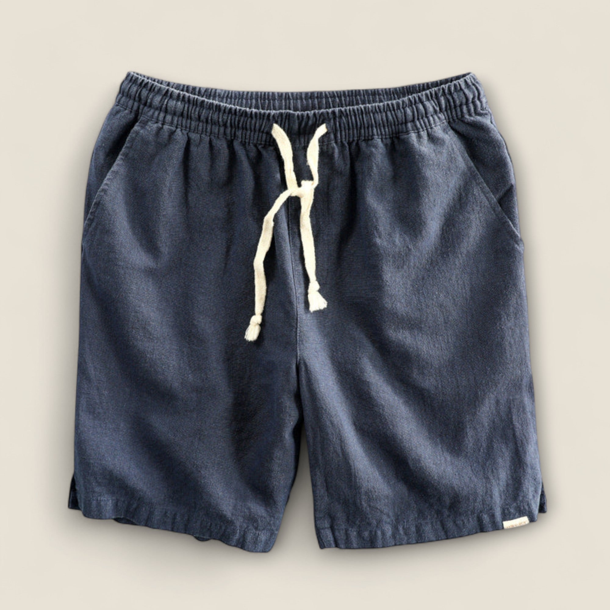 Paolo - Shorts en Lin avec Cordon de Serrage