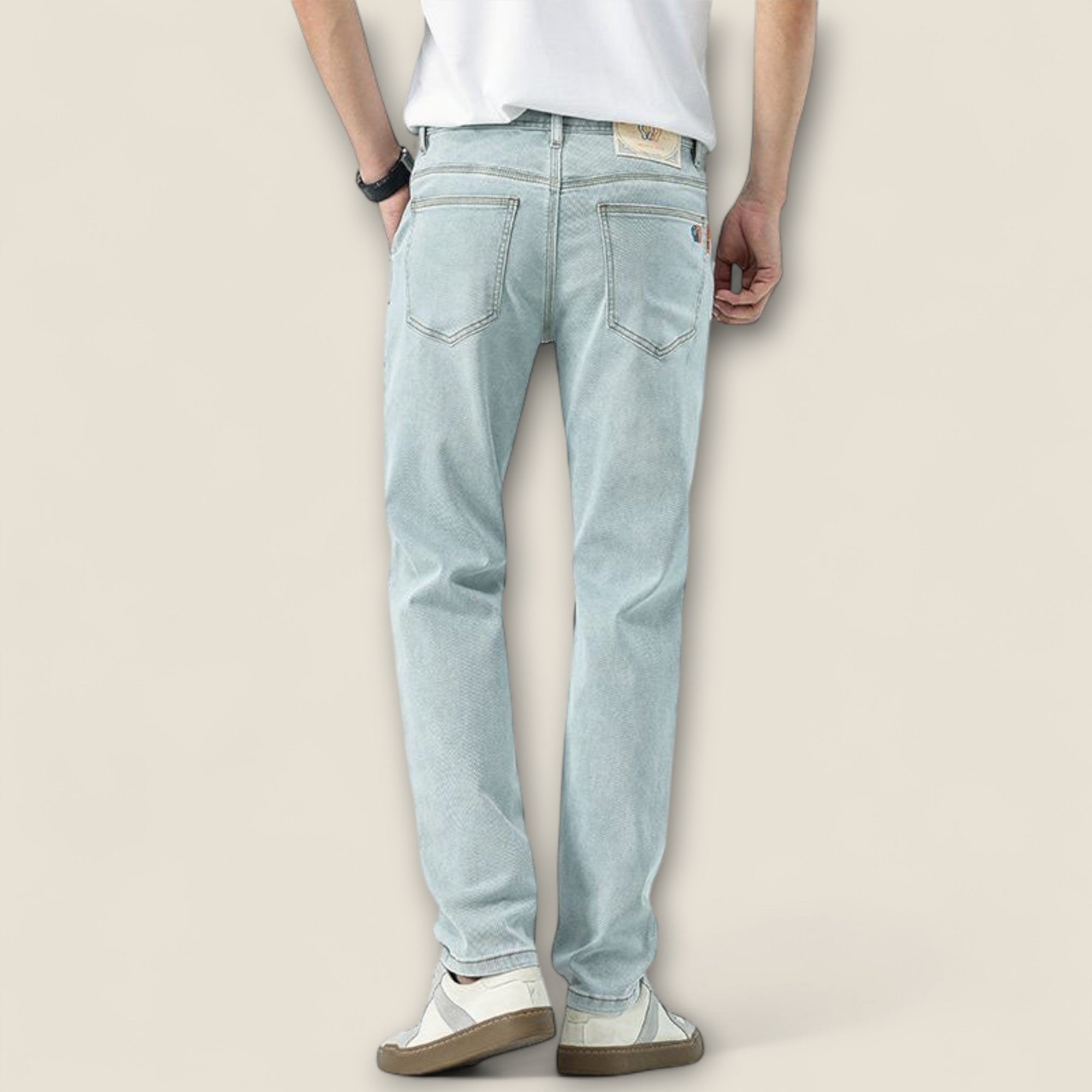 Alessio - Jean en Coton Coupe Classique