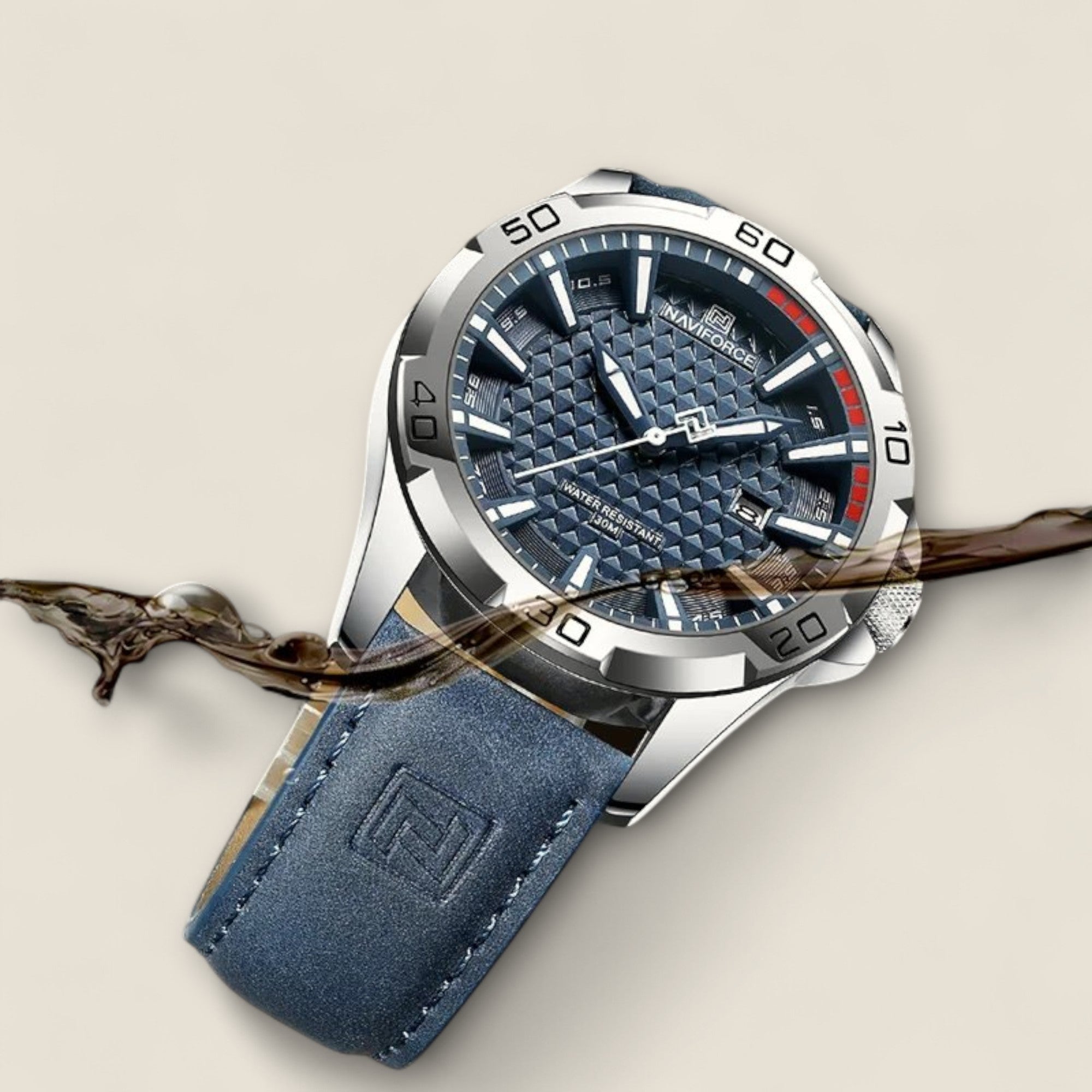 Dario - Montre à cadran géométrique