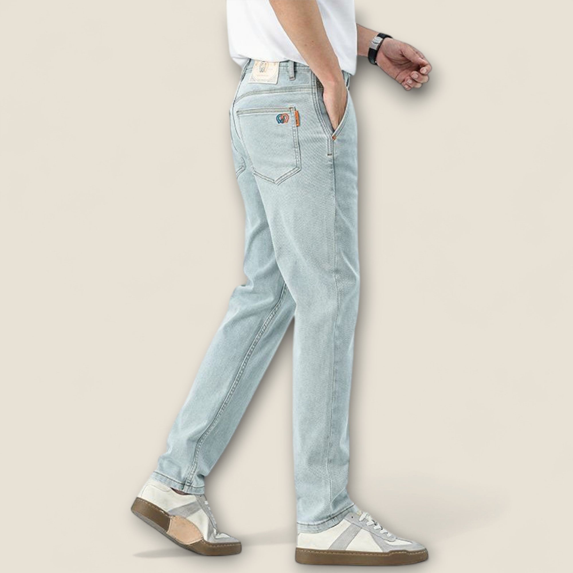 Alessio - Jean en Coton Coupe Classique