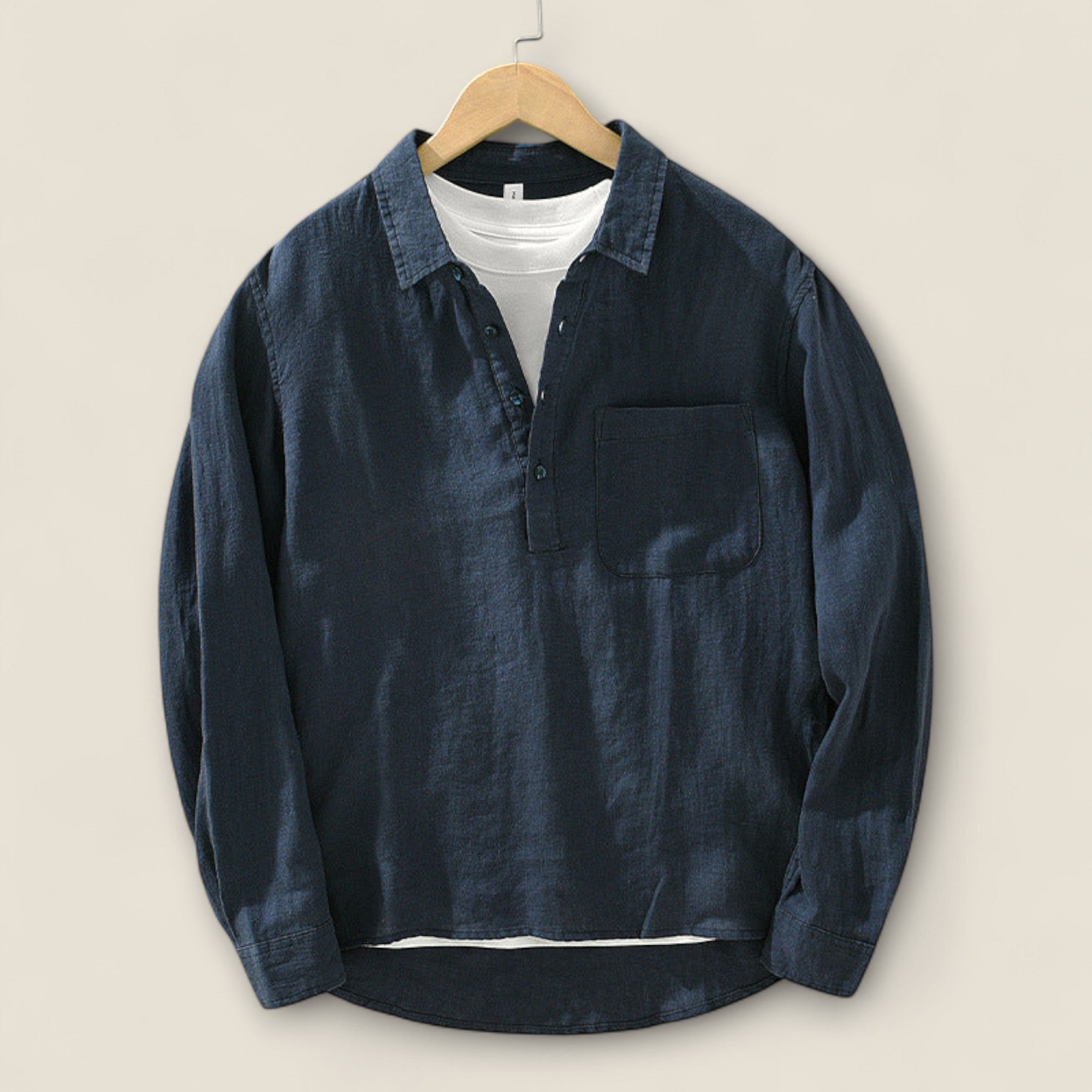 Leone - Chemise en Lin à Boutons