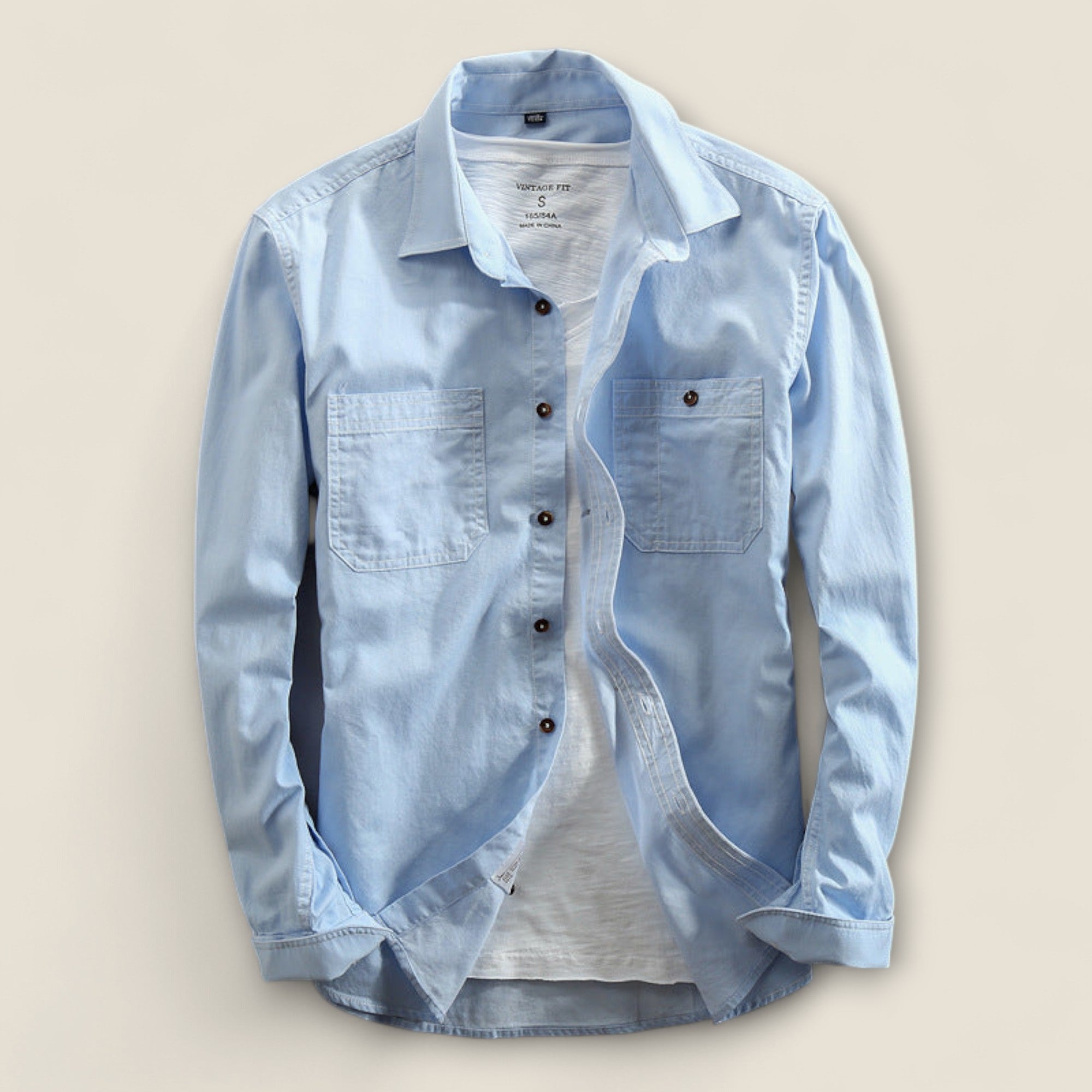 Rafael - Chemise en Denim Coton Classique