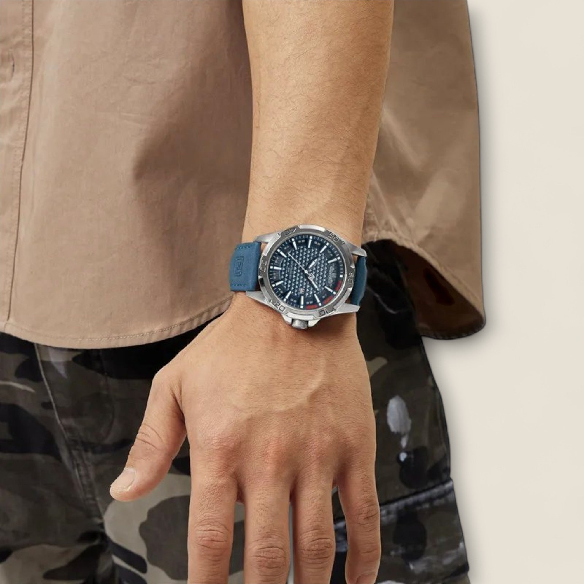 Dario - Montre à cadran géométrique