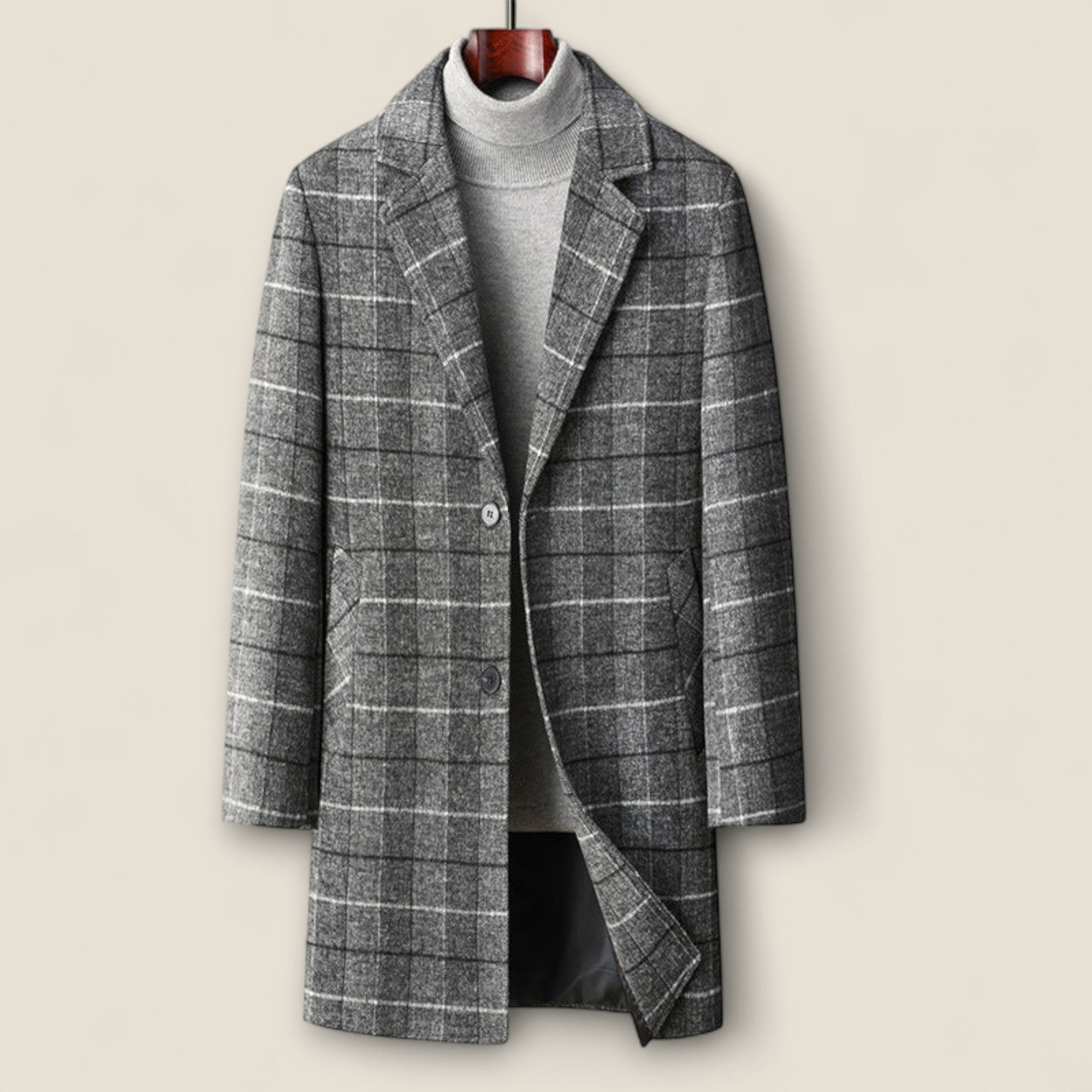 Marcello - Manteau à Carreaux