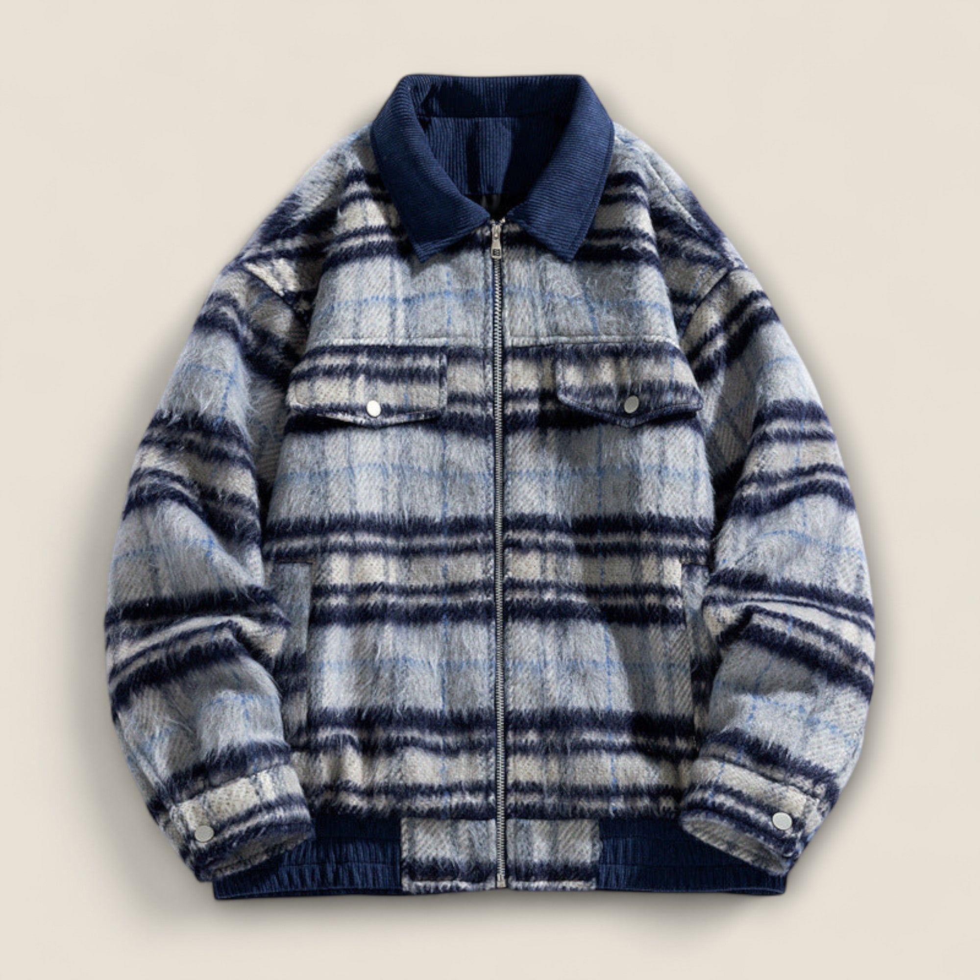 Beaufort - Veste en Plaid Brossé