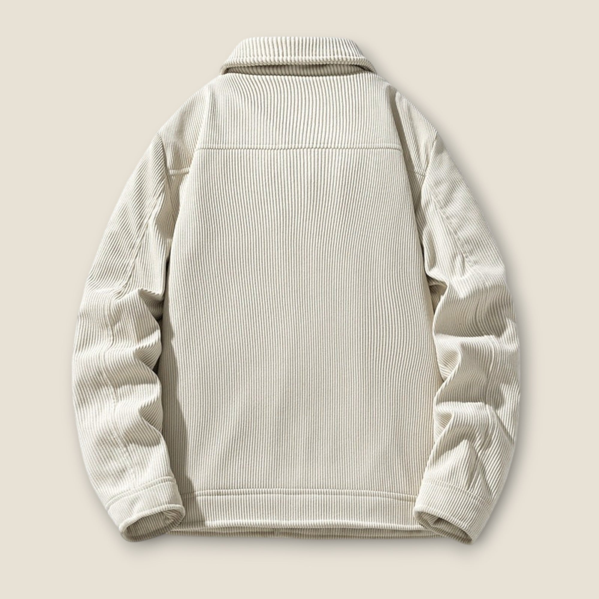 Henry - Veste en velours côtelé avec doublure en sherpa