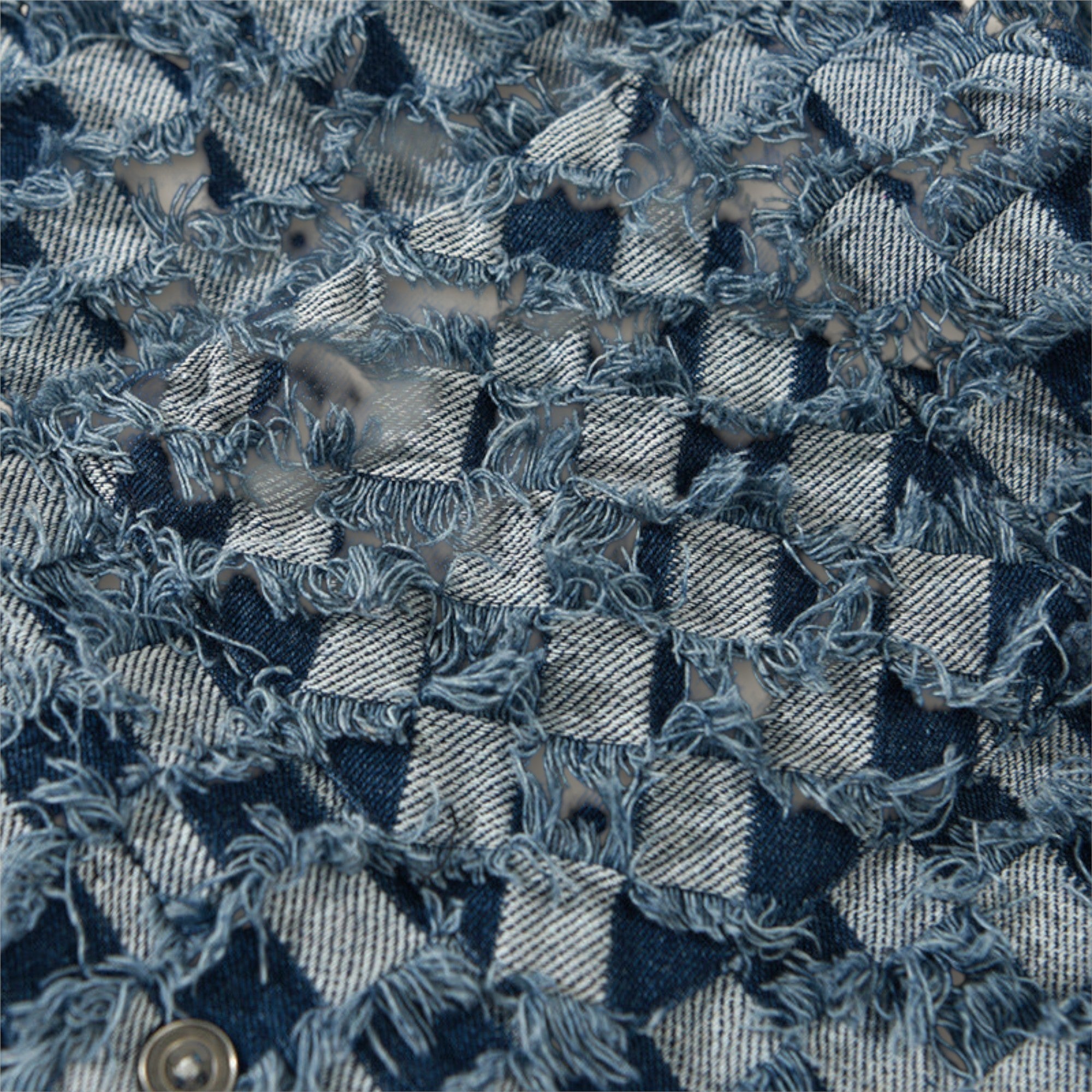 Jackson - Chemise à Carreaux Effilochée