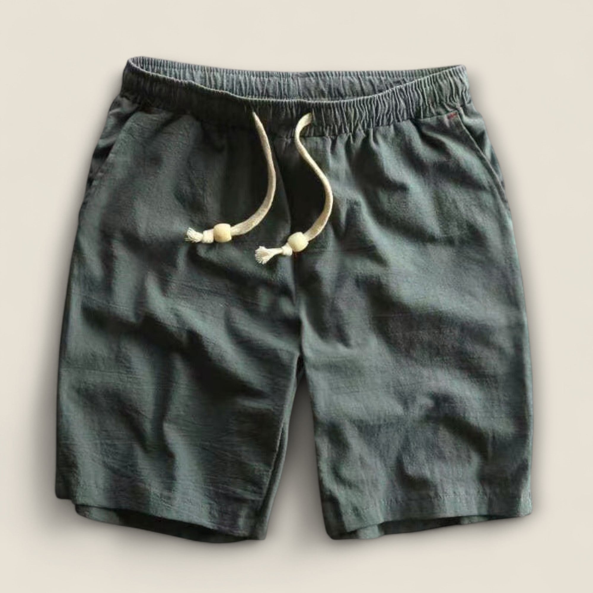 Nuno - Shorts en coton avec cordon de serrage