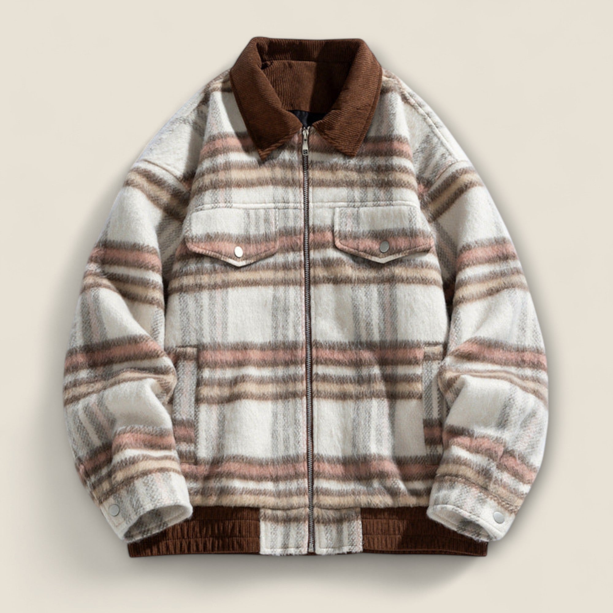 Beaufort - Veste en Plaid Brossé