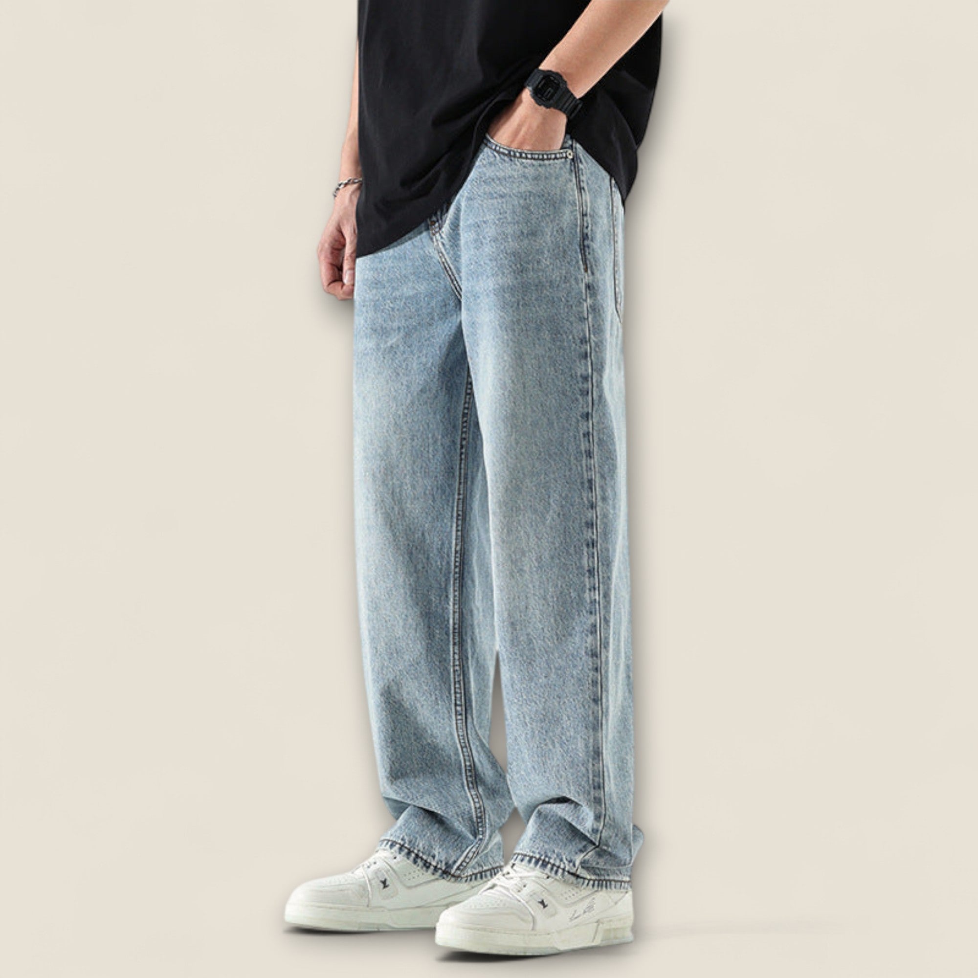 Luca - Denim en Coton Décontracté