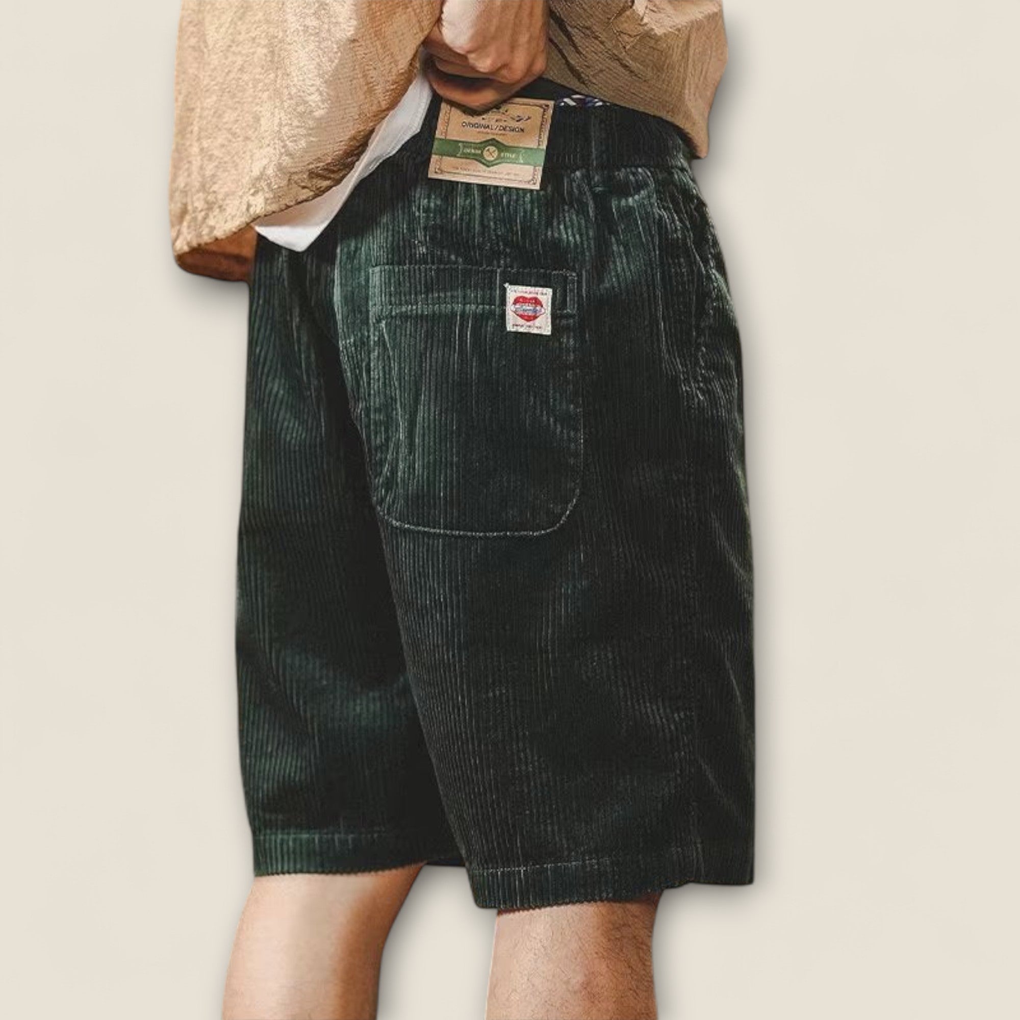 Velours - Shorts en Velours Côtelé