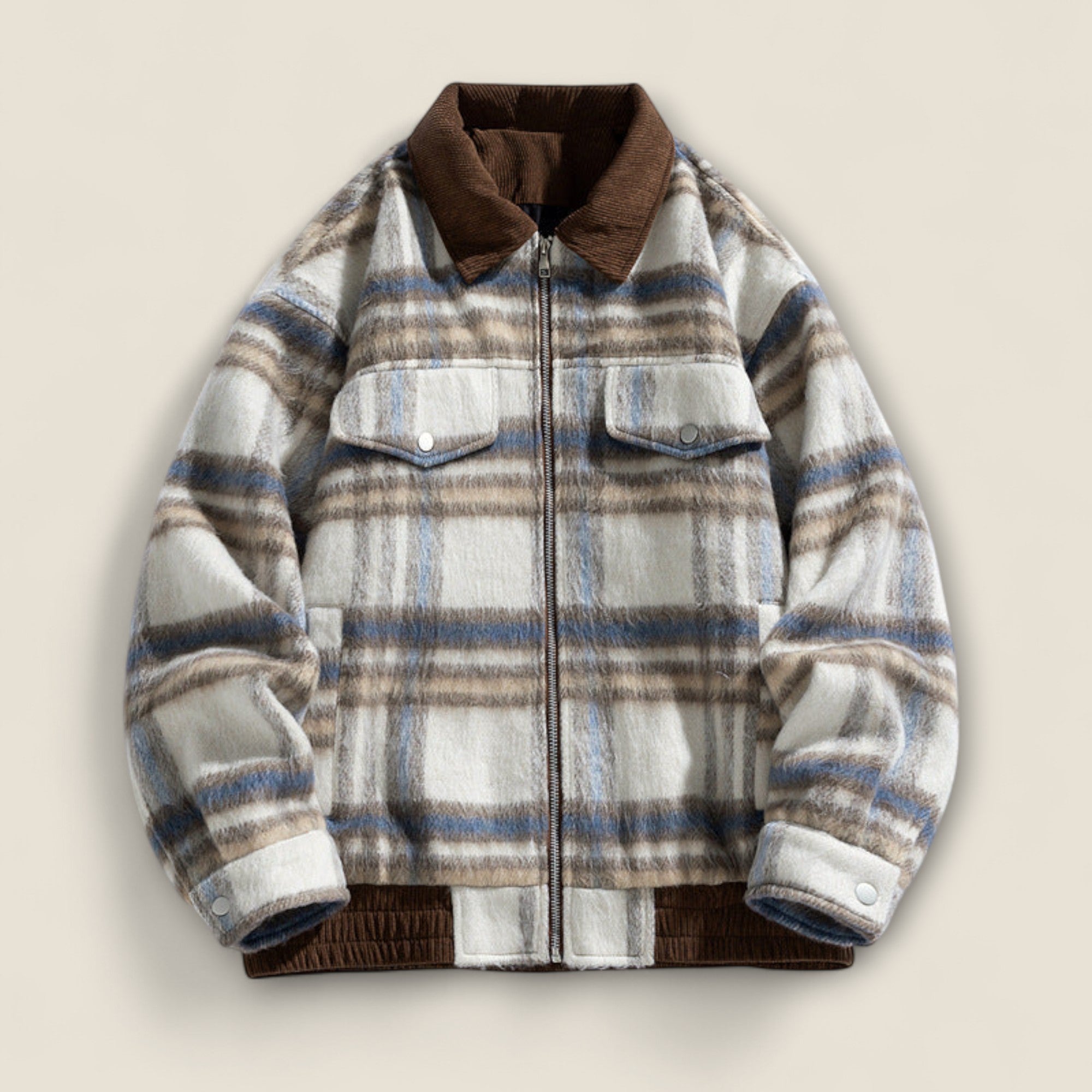 Beaufort - Veste en Plaid Brossé