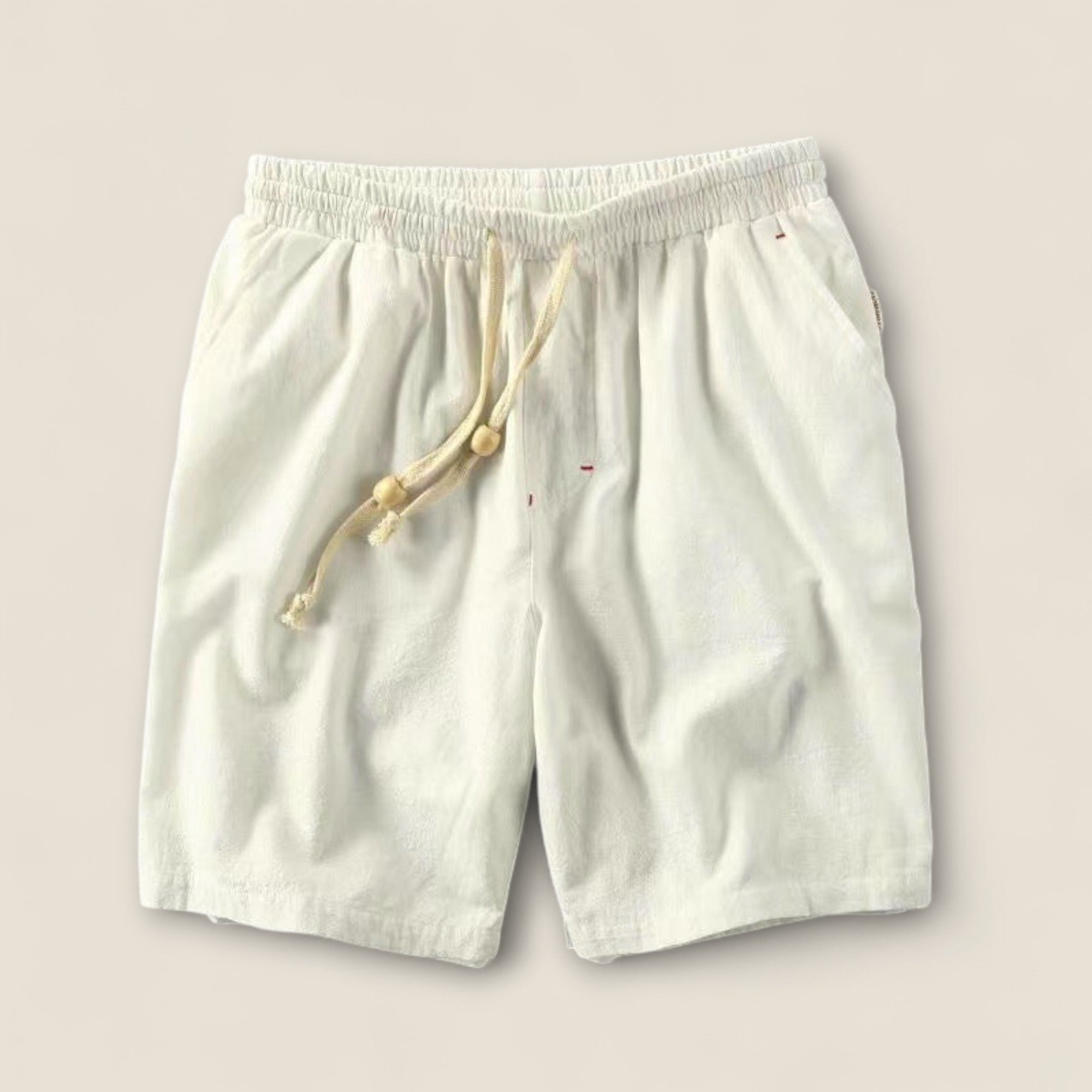 Nuno - Shorts en coton avec cordon de serrage
