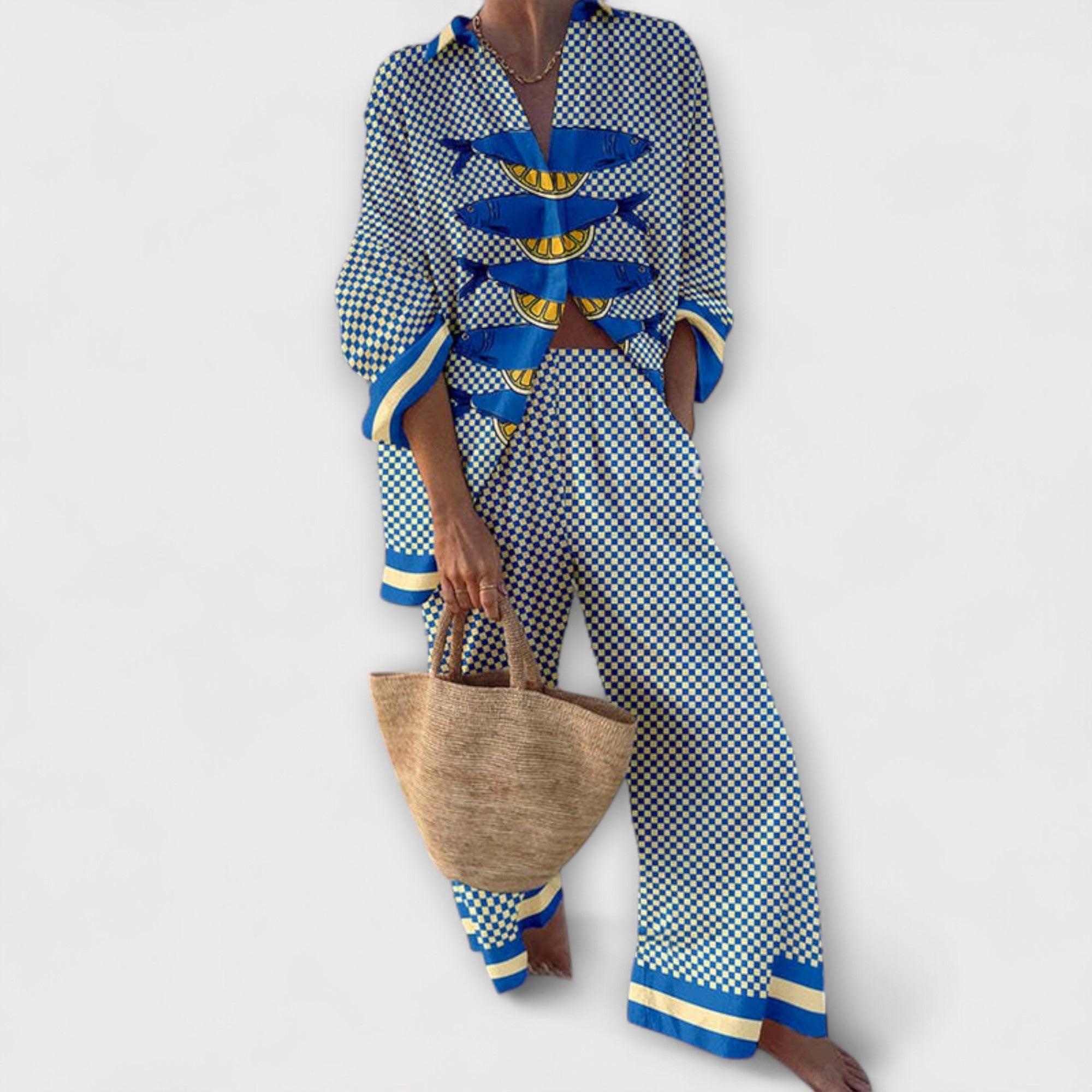 Trivela – Ensemble avec Imprimé Citron