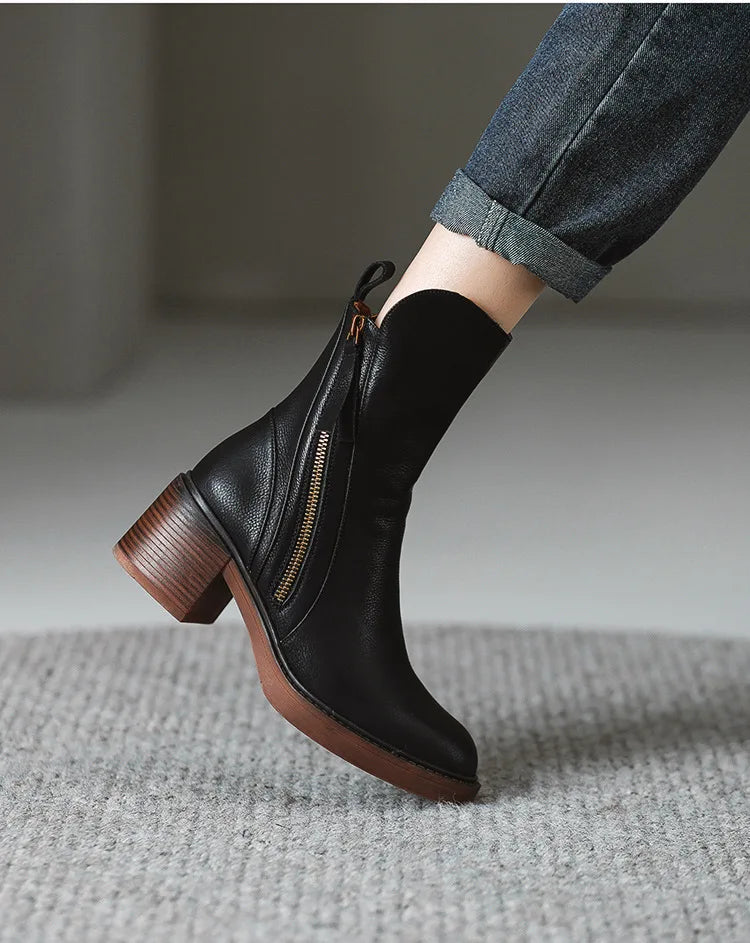 Edith® | Bottines en cuir